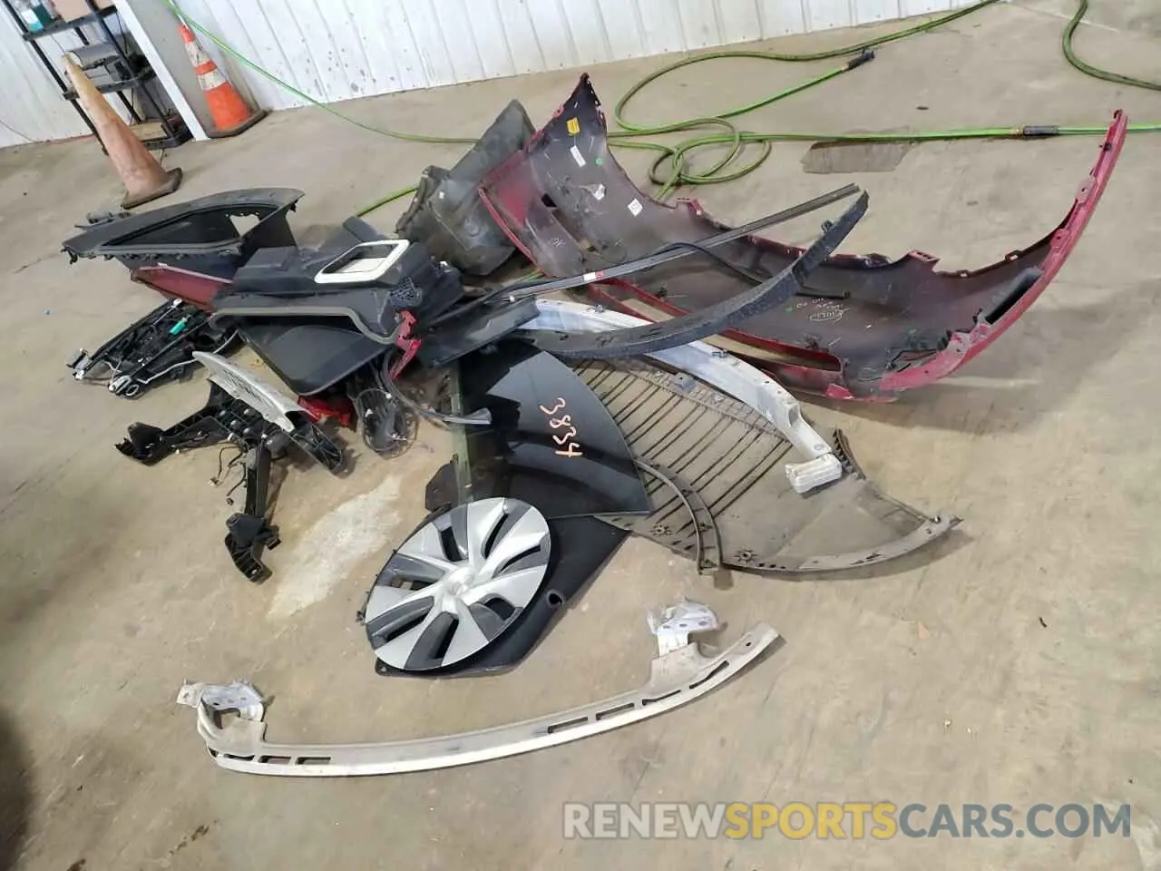 12 fotografías del automóvil dañado 7SAYGDEE0NF339122 TESLA MODEL Y 2022