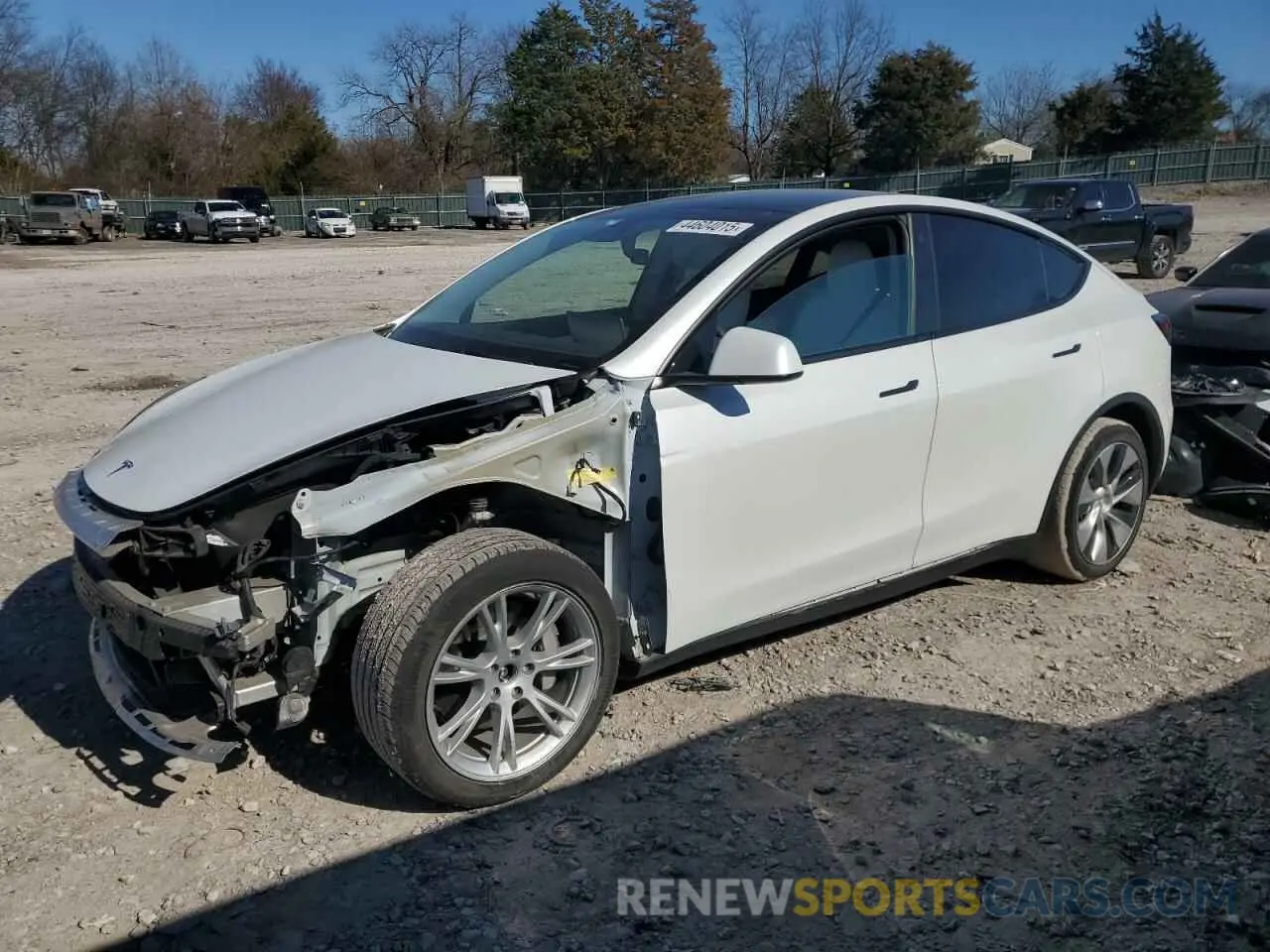 1 fotografías del automóvil dañado 7SAYGDEE0NF339363 TESLA MODEL Y 2022