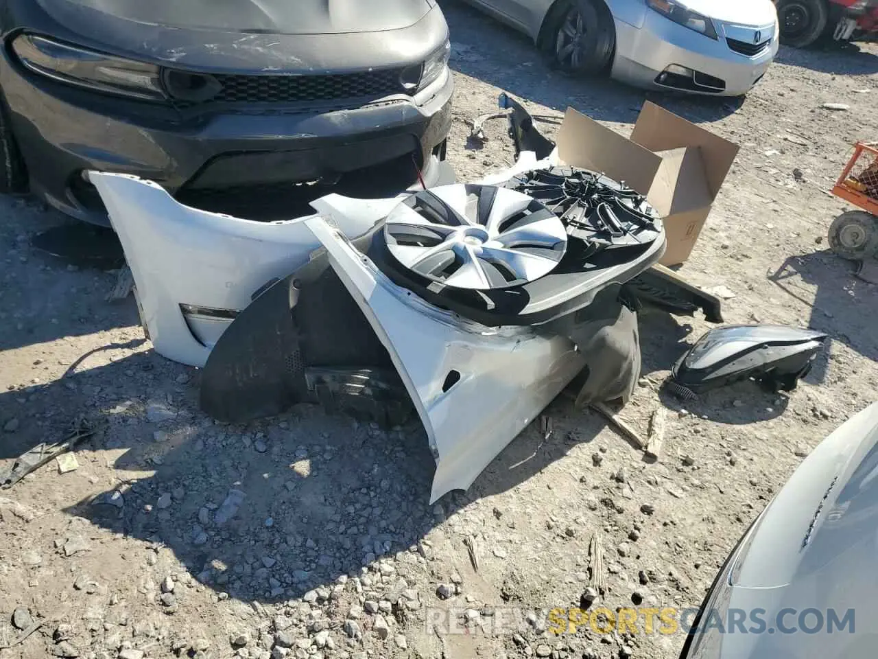 13 fotografías del automóvil dañado 7SAYGDEE0NF339363 TESLA MODEL Y 2022