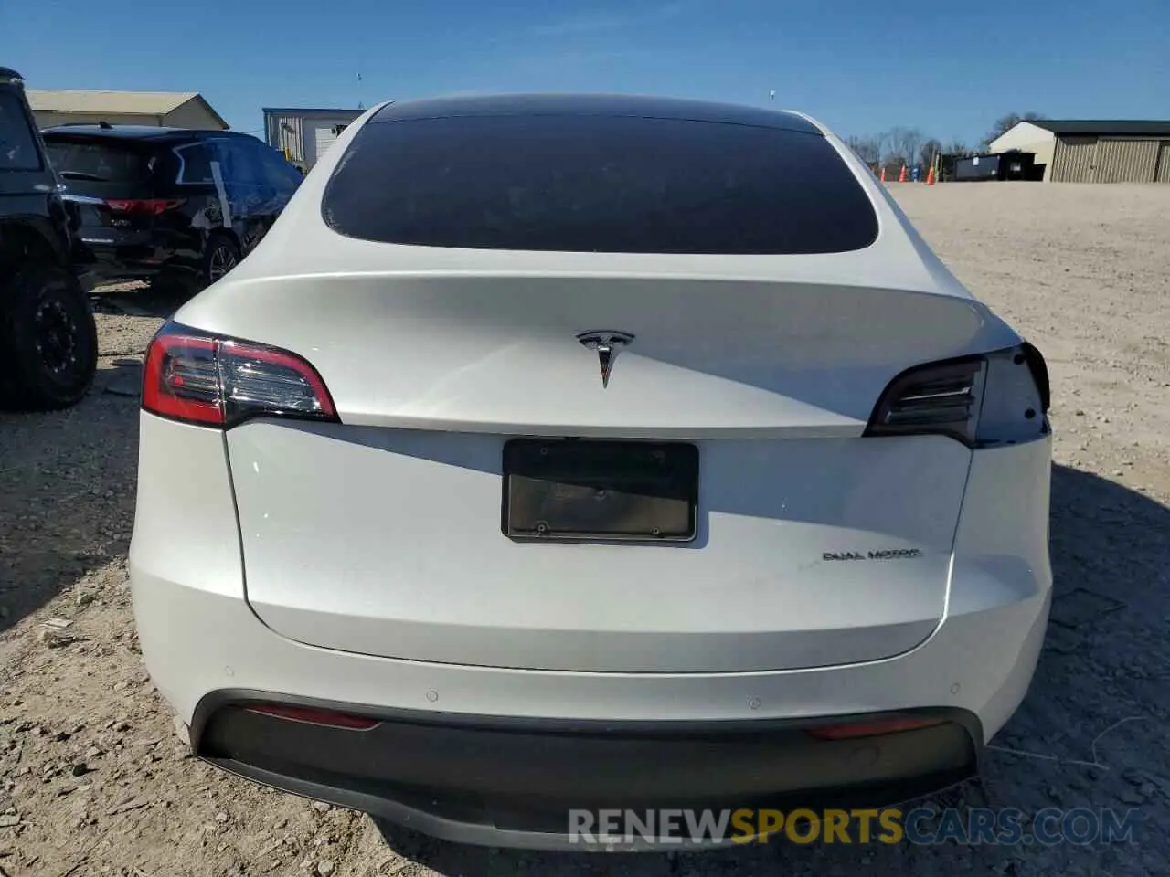 6 fotografías del automóvil dañado 7SAYGDEE0NF339363 TESLA MODEL Y 2022