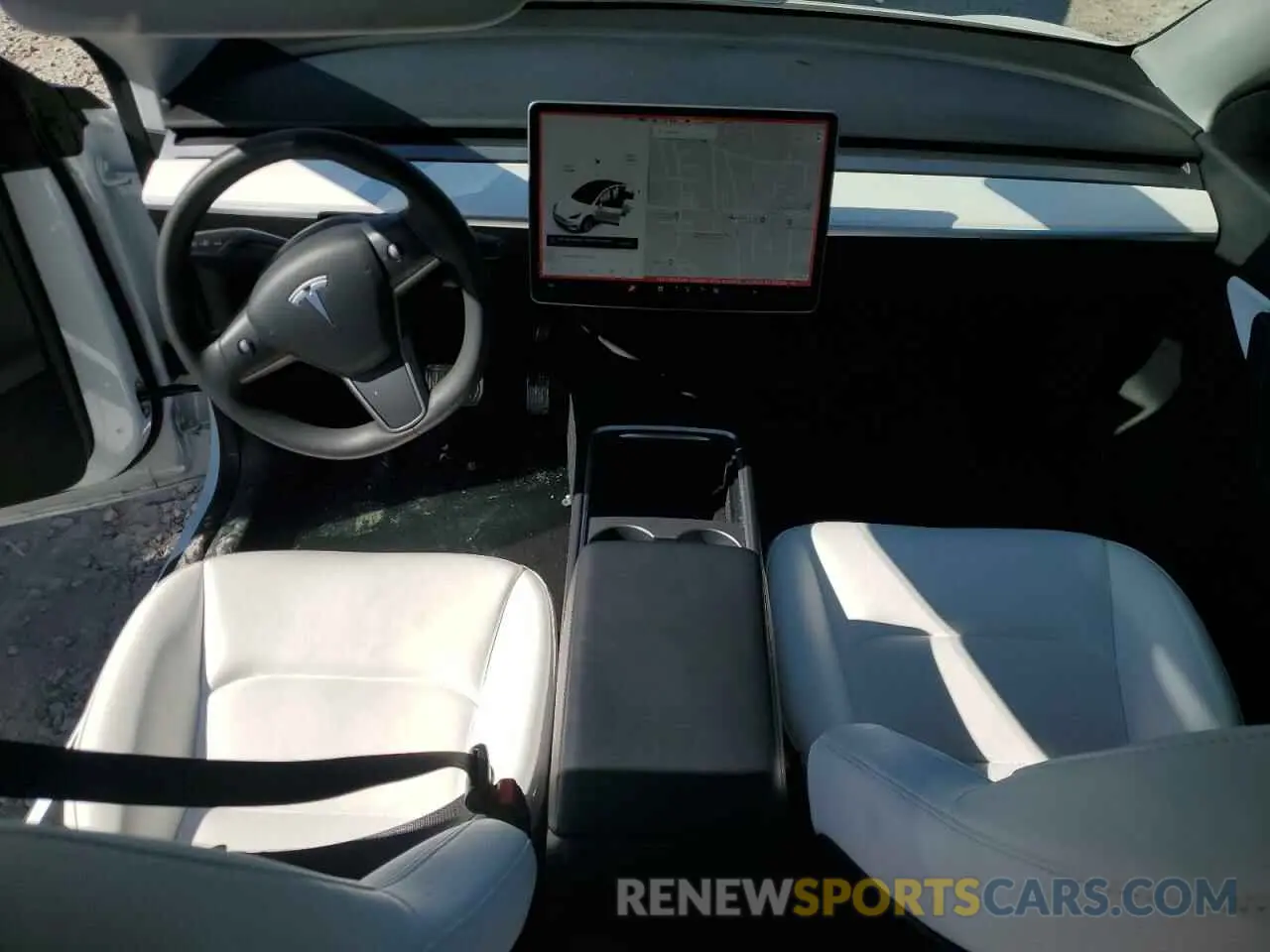 8 fotografías del automóvil dañado 7SAYGDEE0NF339363 TESLA MODEL Y 2022