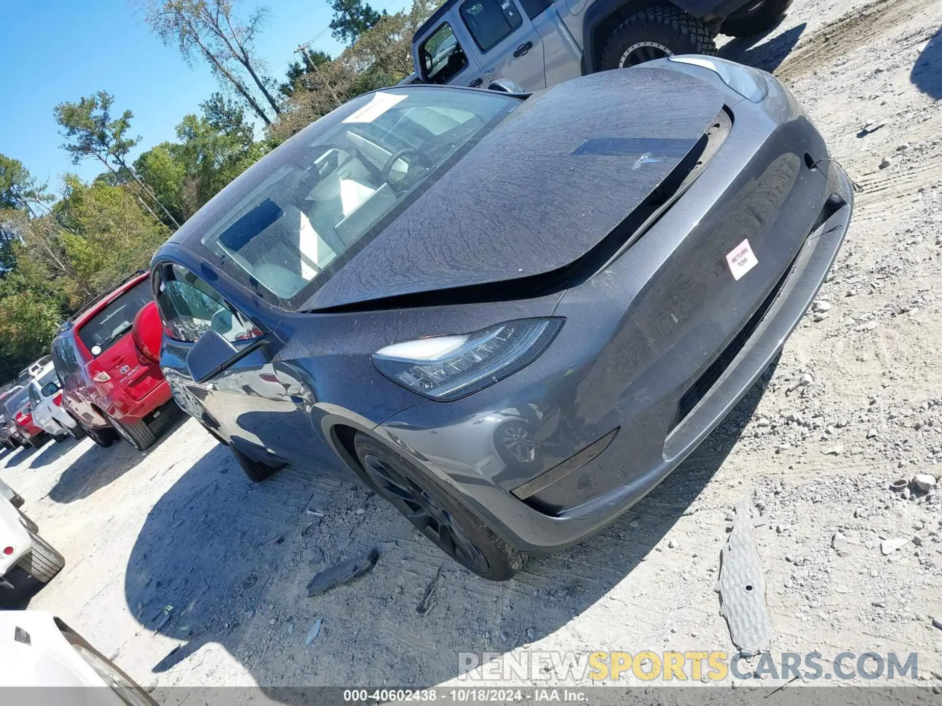 1 fotografías del automóvil dañado 7SAYGDEE0NF353599 TESLA MODEL Y 2022