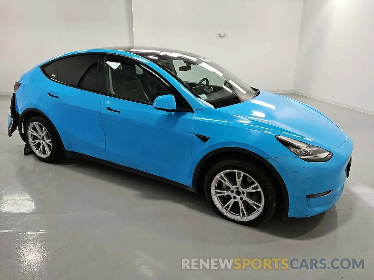 4 fotografías del automóvil dañado 7SAYGDEE0NF360195 TESLA MODEL Y 2022