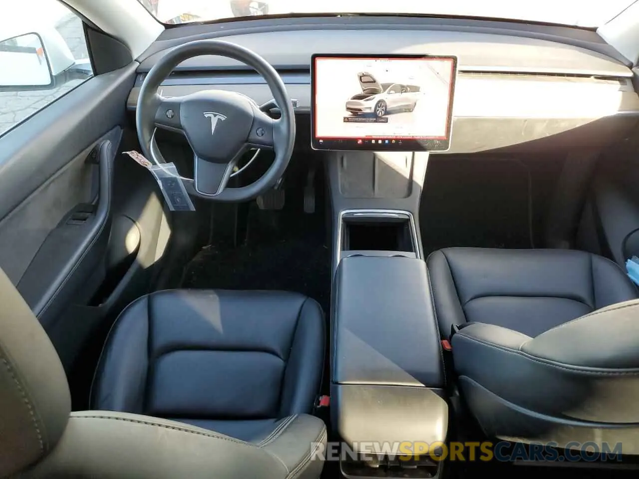 8 fotografías del automóvil dañado 7SAYGDEE0NF360312 TESLA MODEL Y 2022