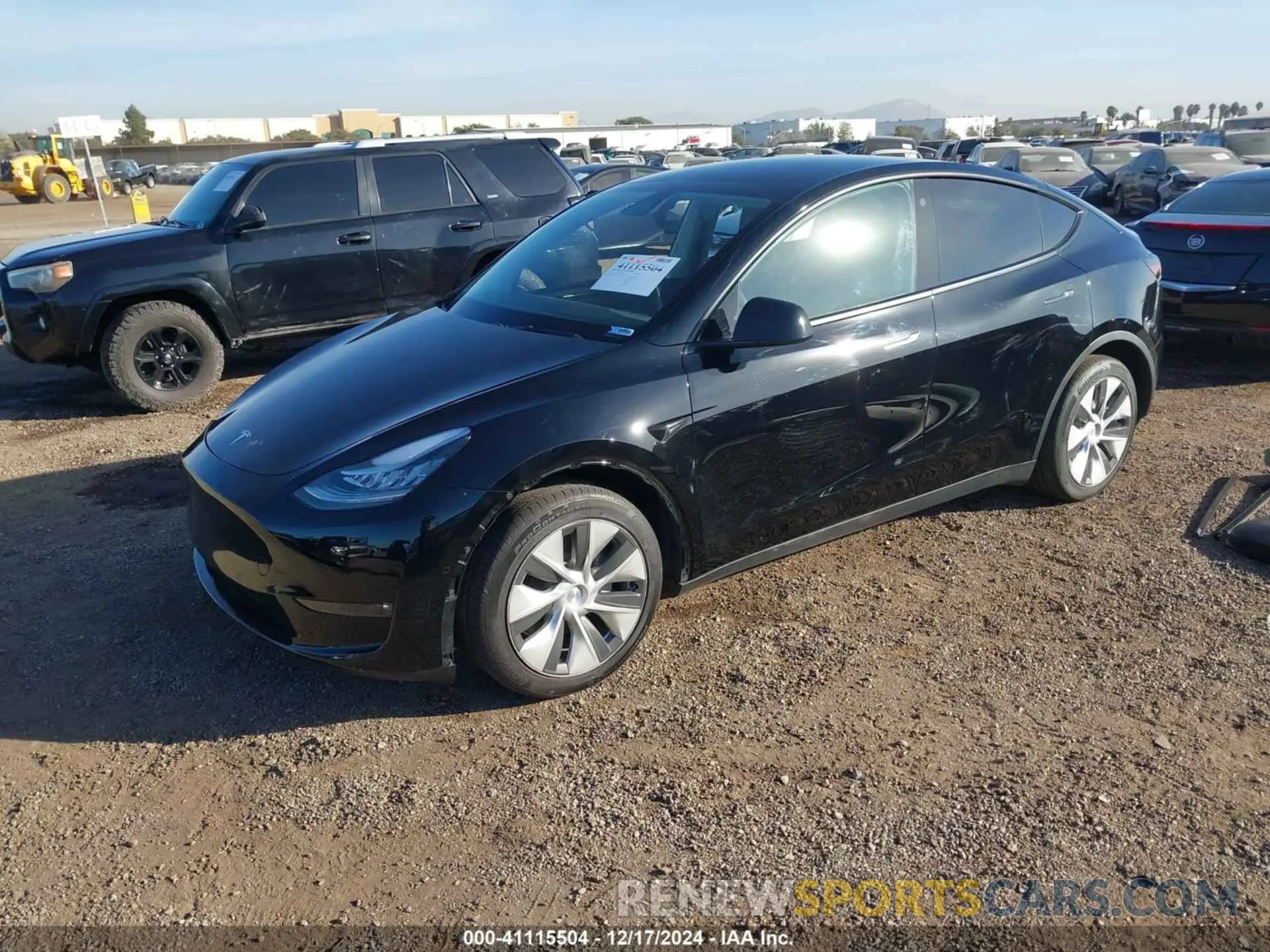 2 fotografías del automóvil dañado 7SAYGDEE0NF365168 TESLA MODEL Y 2022