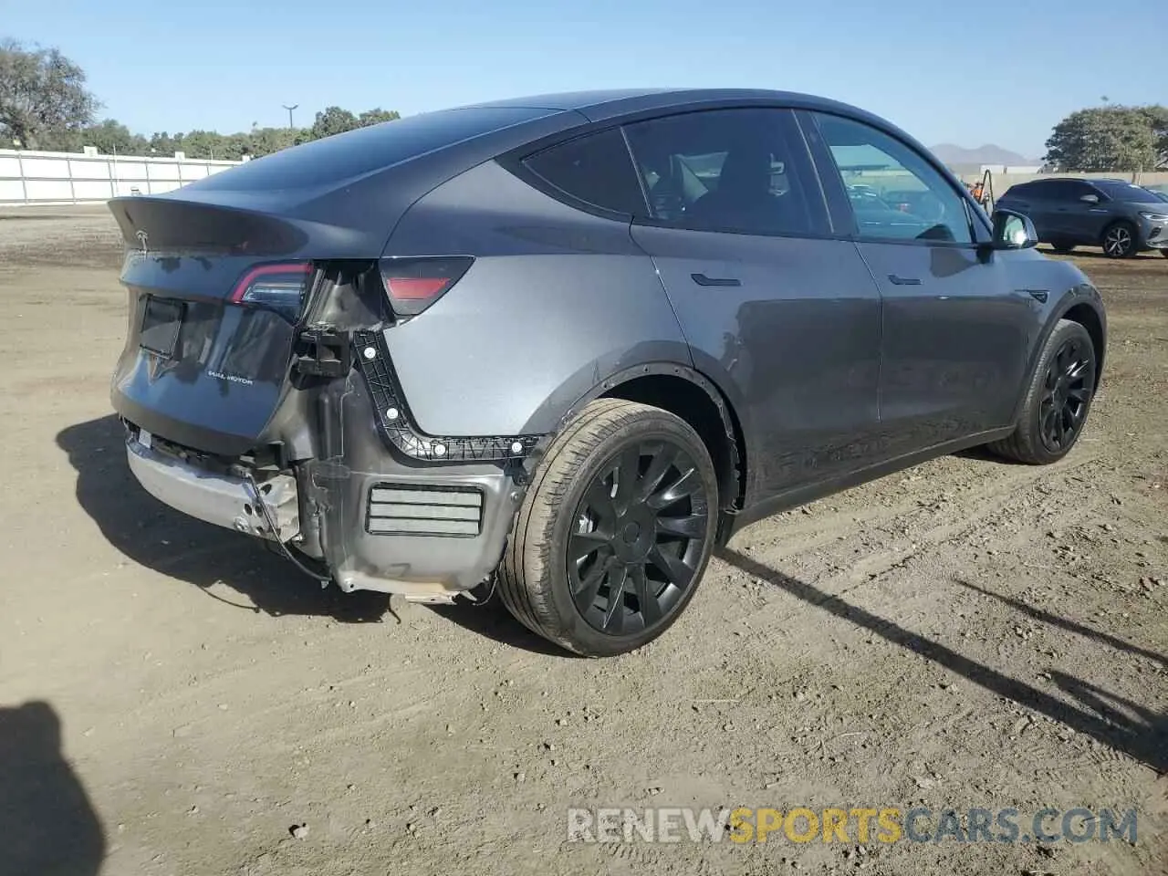 3 fotografías del automóvil dañado 7SAYGDEE0NF365509 TESLA MODEL Y 2022