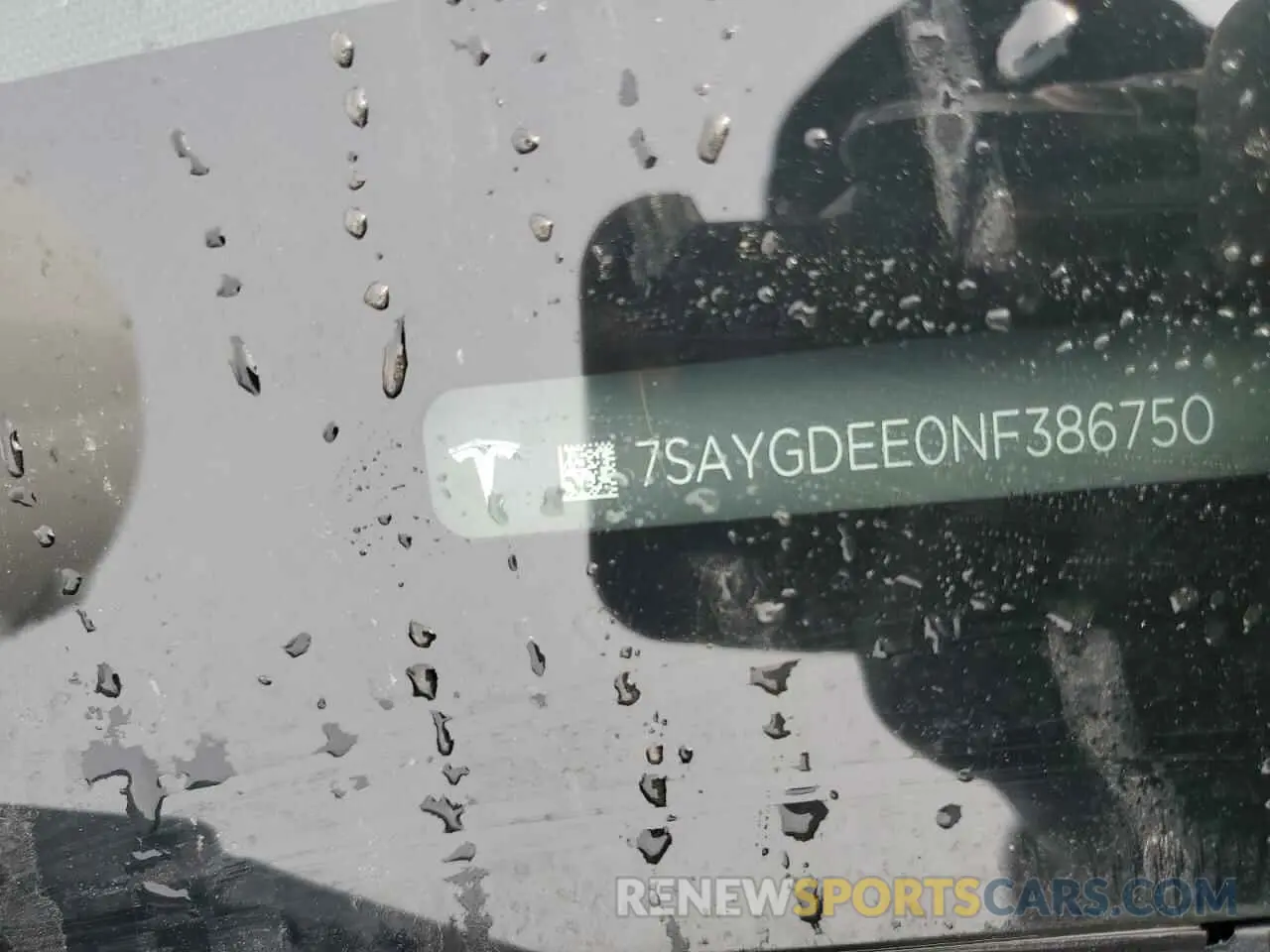 12 fotografías del automóvil dañado 7SAYGDEE0NF386750 TESLA MODEL Y 2022