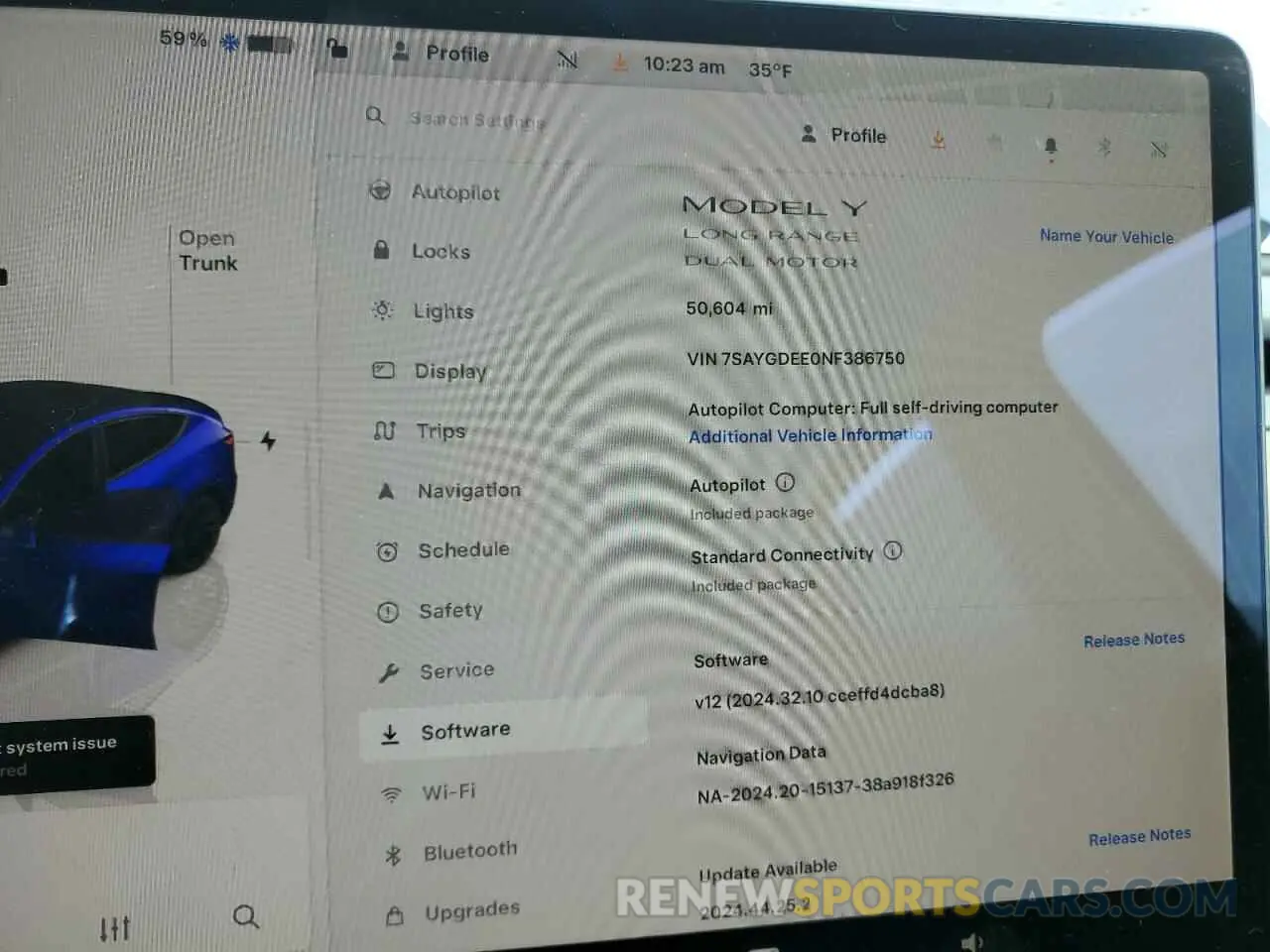 9 fotografías del automóvil dañado 7SAYGDEE0NF386750 TESLA MODEL Y 2022