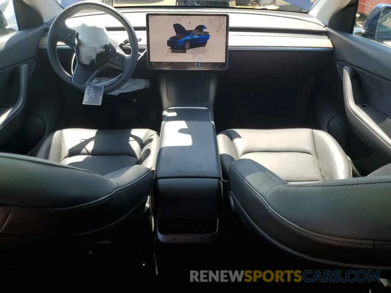 8 fotografías del automóvil dañado 7SAYGDEE0NF394105 TESLA MODEL Y 2022
