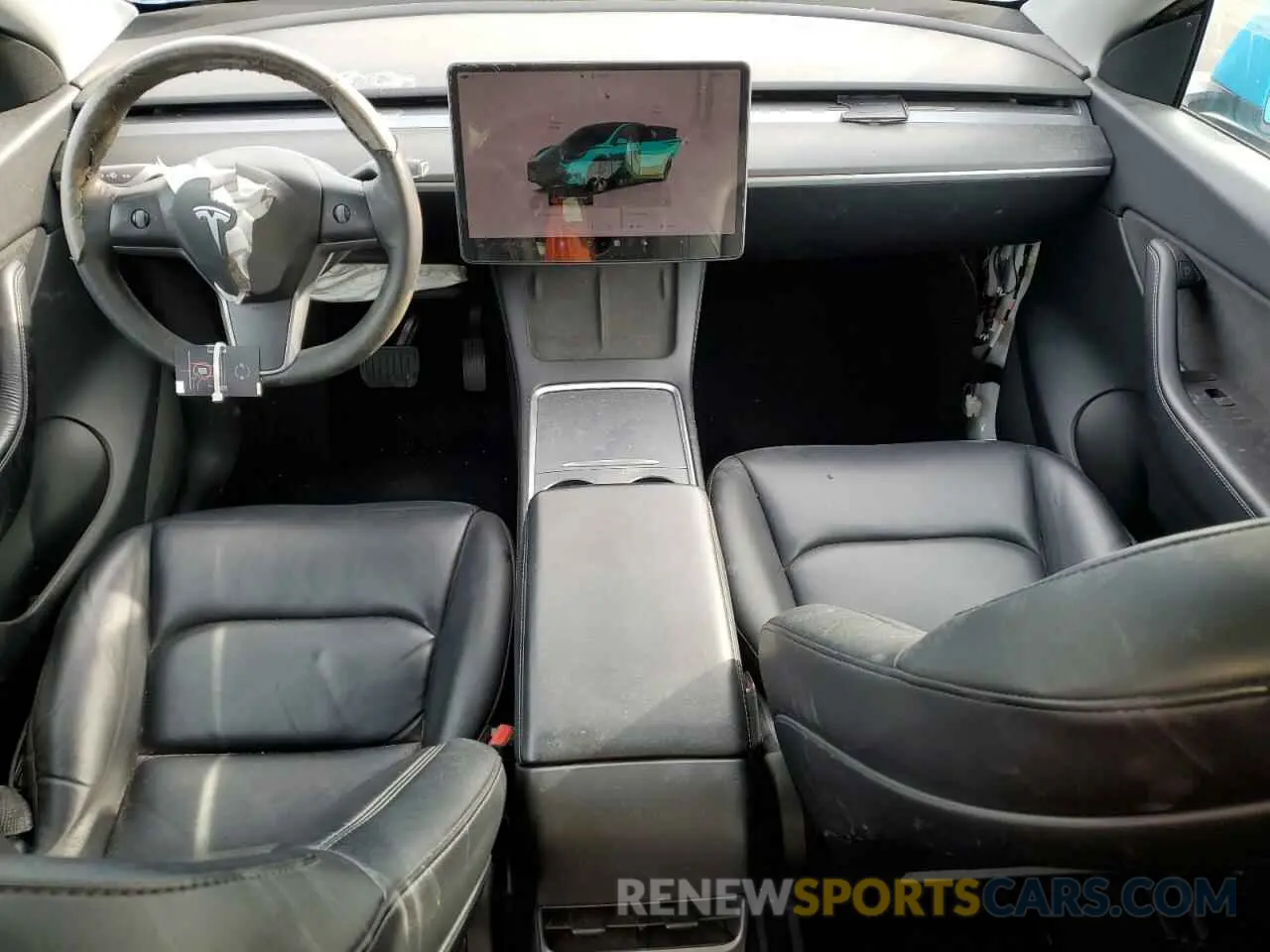 8 fotografías del automóvil dañado 7SAYGDEE0NF400209 TESLA MODEL Y 2022