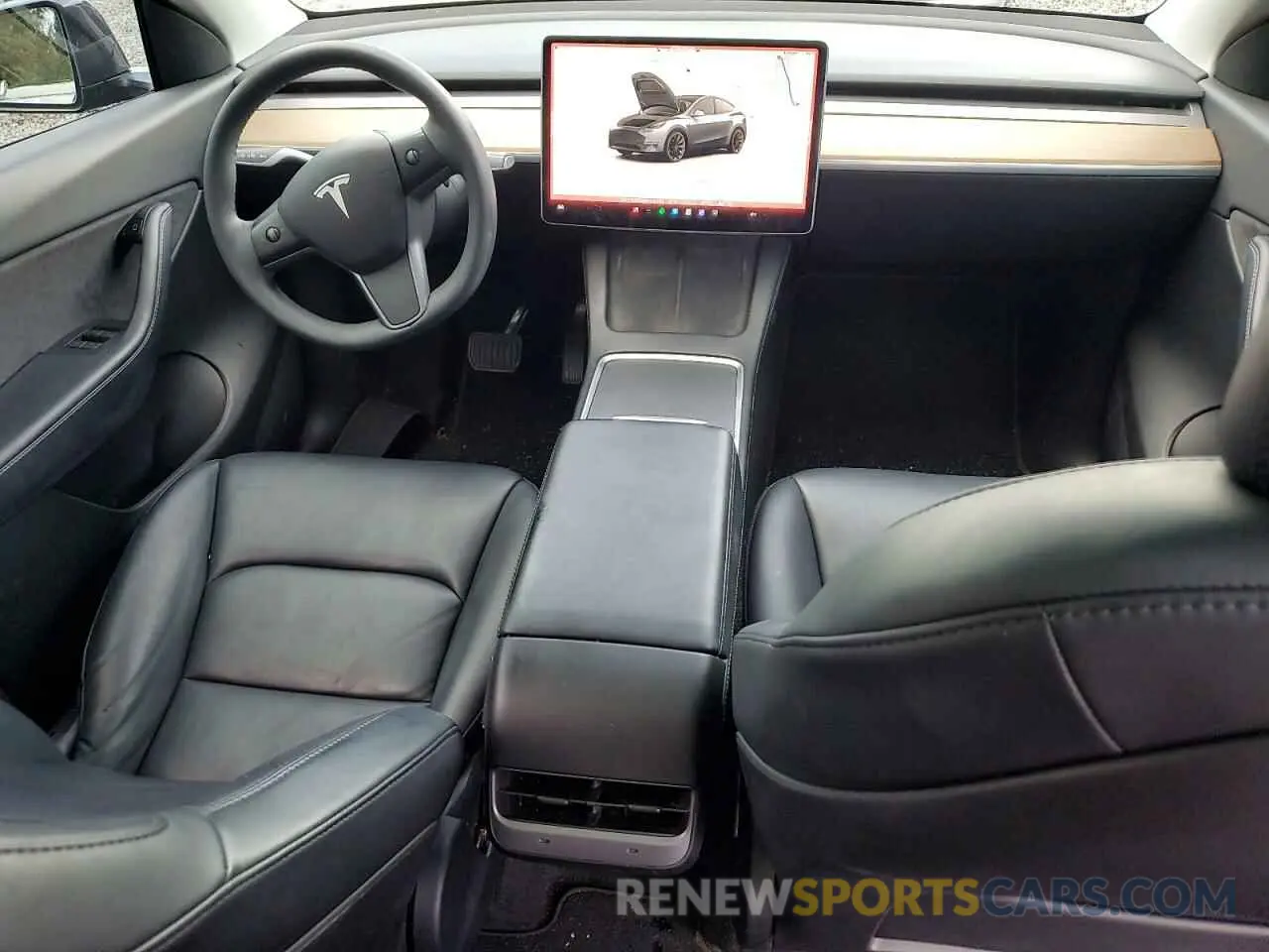 8 fotografías del automóvil dañado 7SAYGDEE0NF413252 TESLA MODEL Y 2022