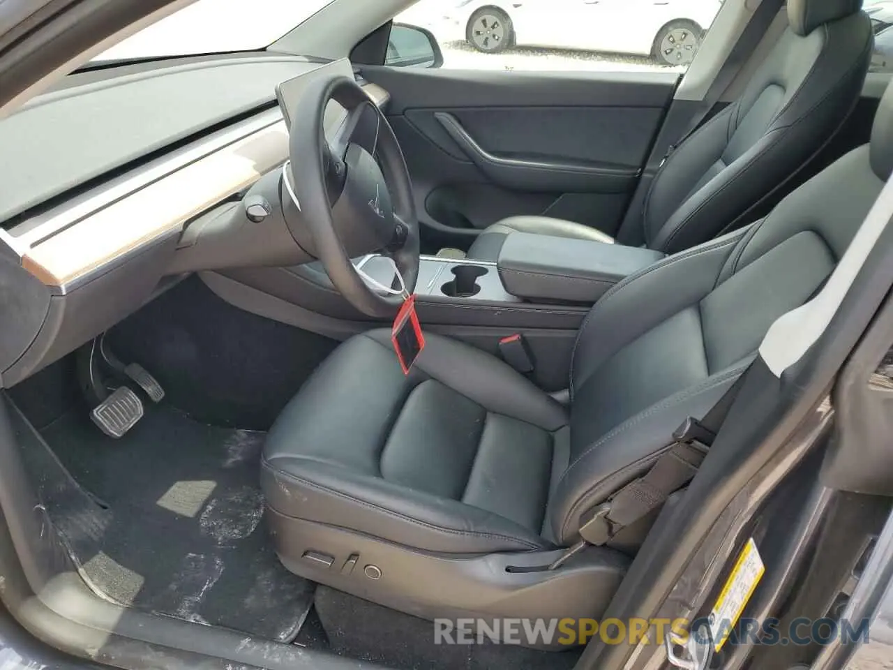 7 fotografías del automóvil dañado 7SAYGDEE0NF428446 TESLA MODEL Y 2022
