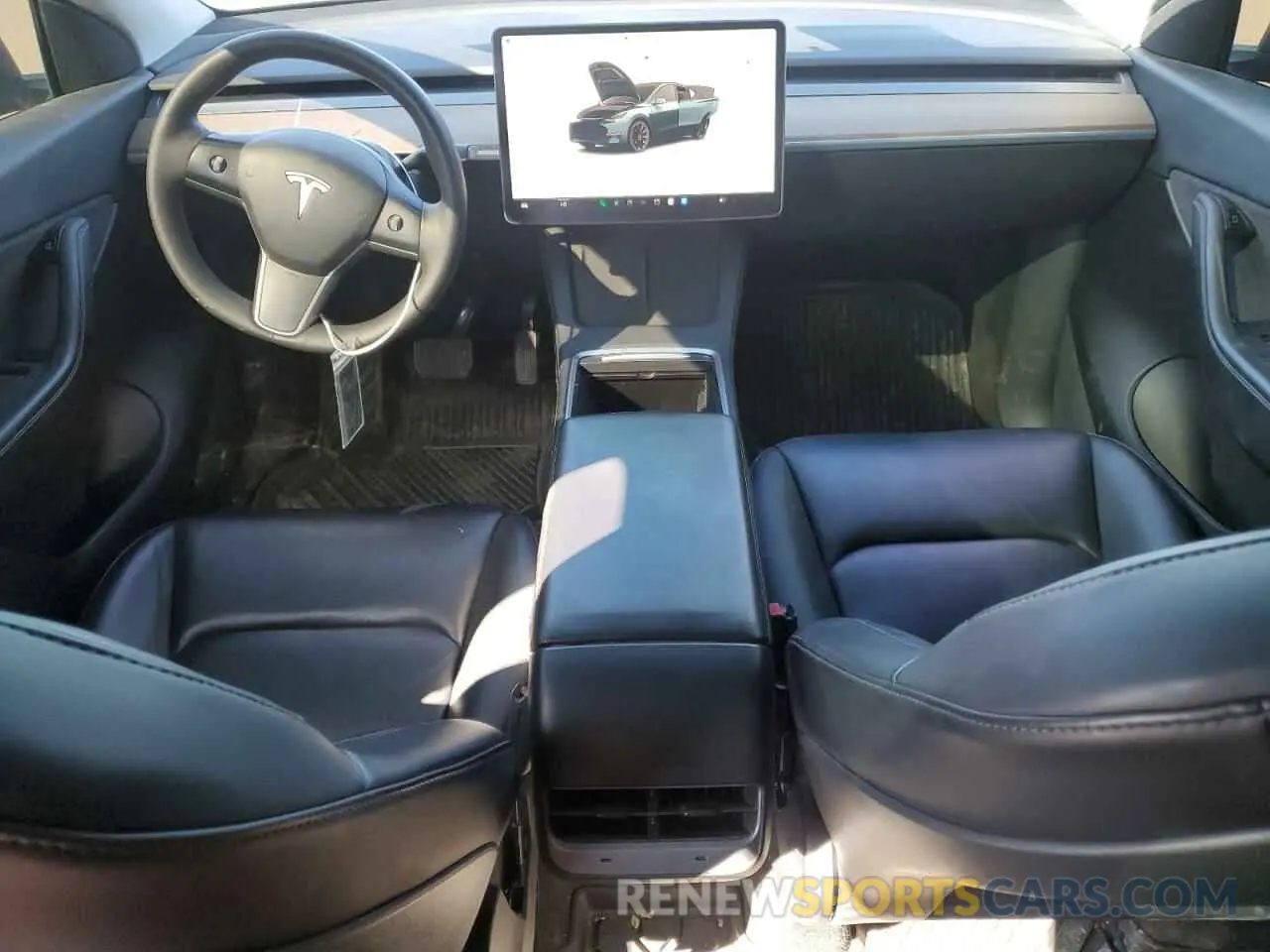 8 fotografías del automóvil dañado 7SAYGDEE0NF434859 TESLA MODEL Y 2022