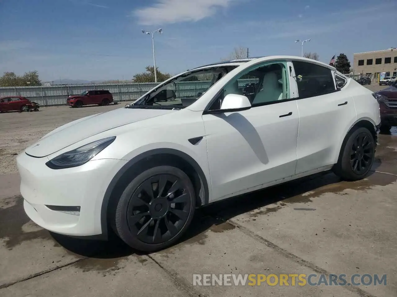1 fotografías del automóvil dañado 7SAYGDEE0NF436885 TESLA MODEL Y 2022