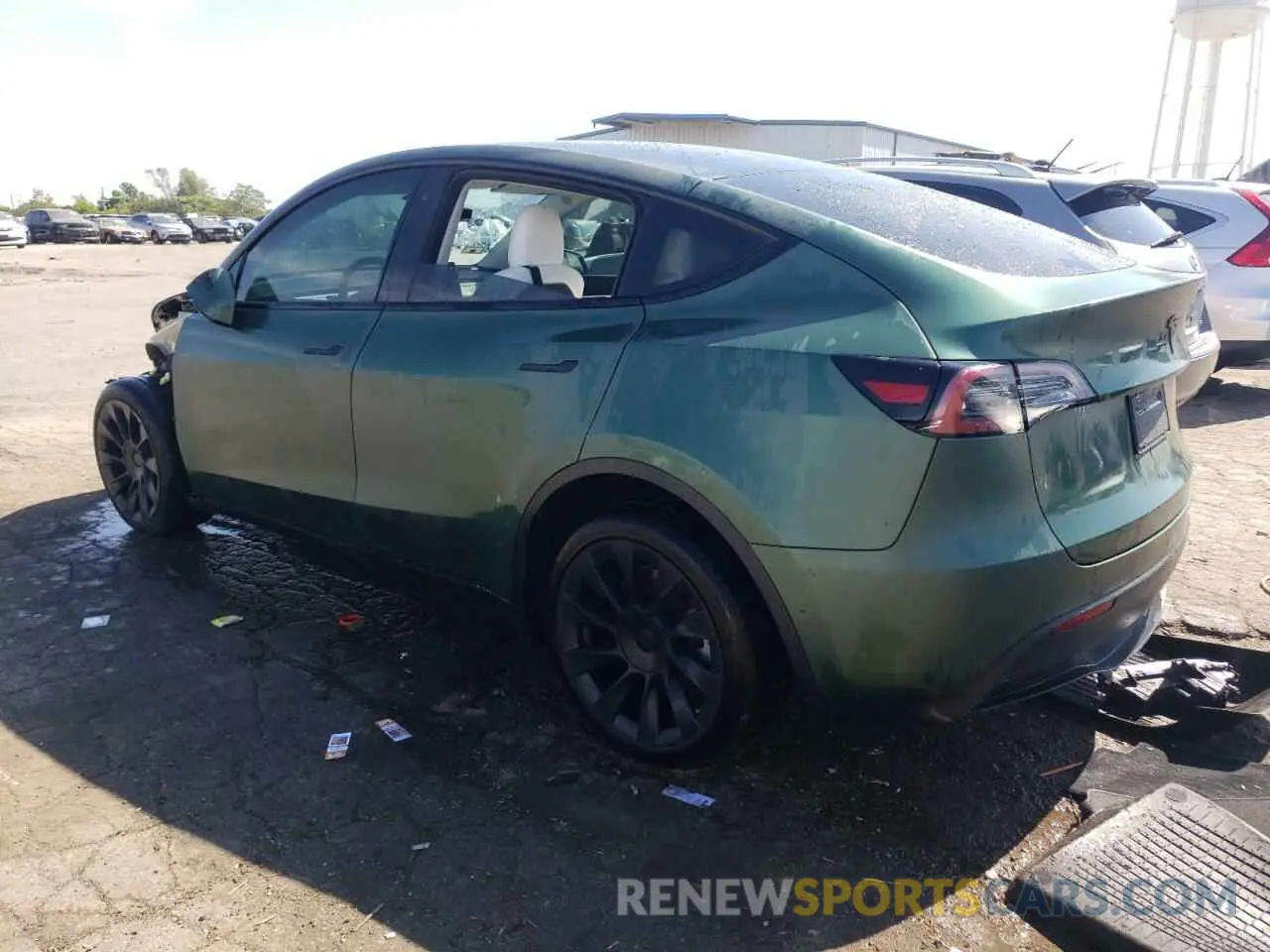 2 fotografías del automóvil dañado 7SAYGDEE0NF446218 TESLA MODEL Y 2022
