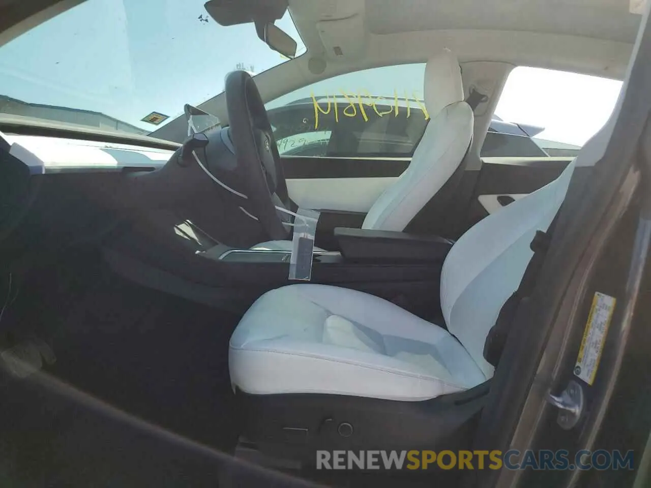 7 fotografías del automóvil dañado 7SAYGDEE0NF446218 TESLA MODEL Y 2022