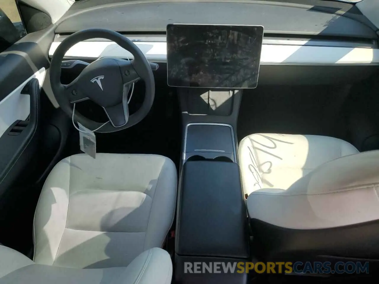 8 fotografías del automóvil dañado 7SAYGDEE0NF446218 TESLA MODEL Y 2022