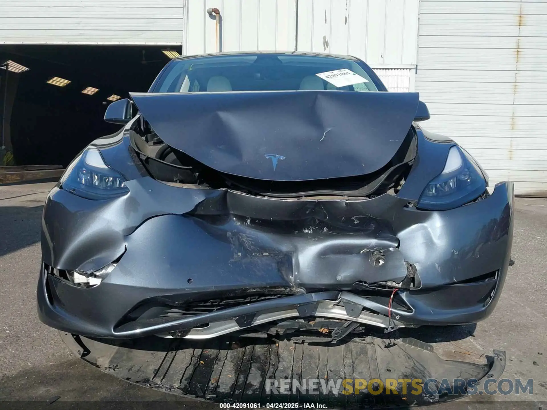 12 fotografías del automóvil dañado 7SAYGDEE0NF563331 TESLA MODEL Y 2022