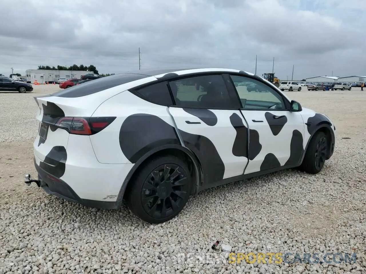 3 fotografías del automóvil dañado 7SAYGDEE1NA001175 TESLA MODEL Y 2022