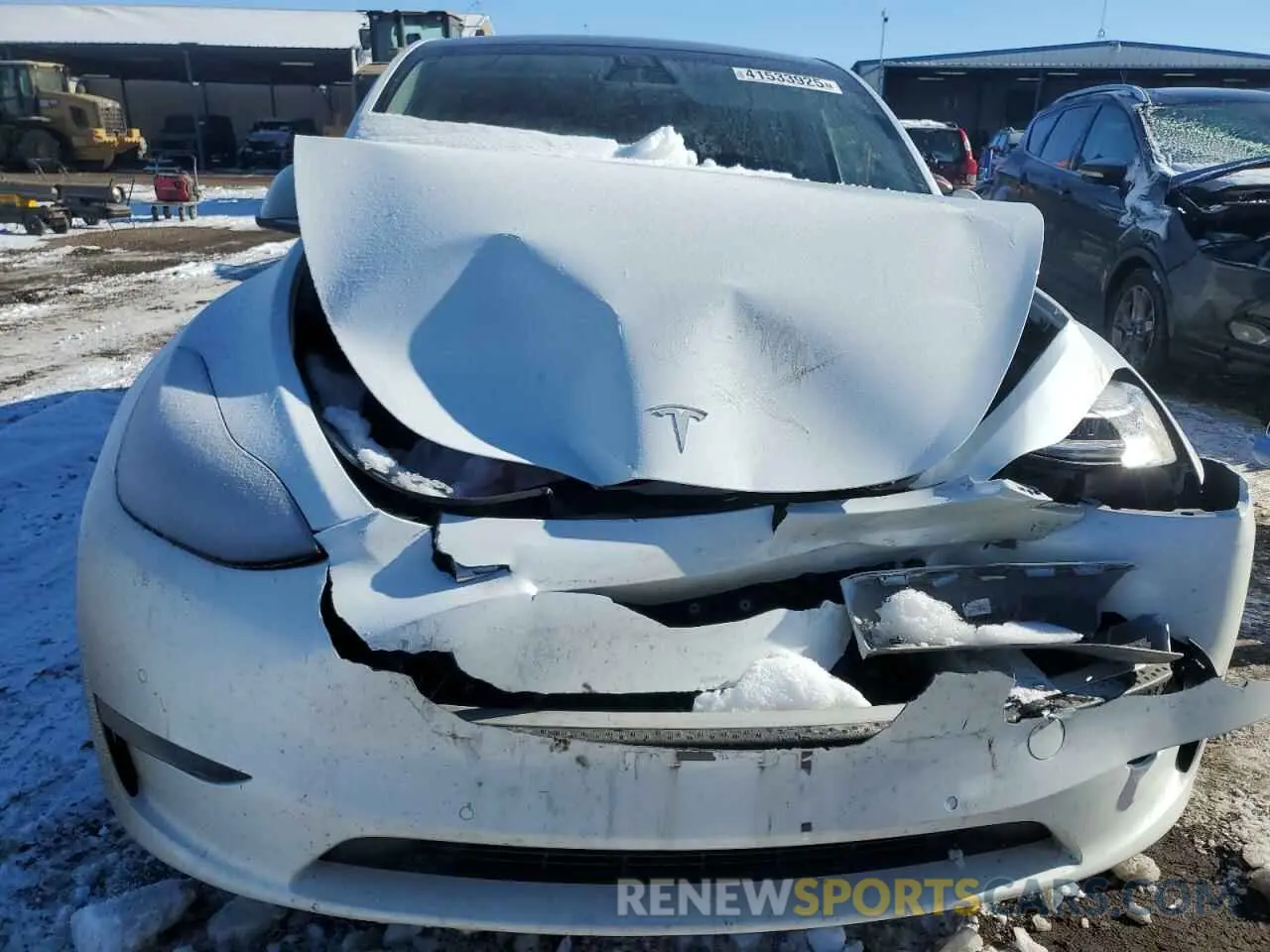 5 fotografías del automóvil dañado 7SAYGDEE1NA009664 TESLA MODEL Y 2022