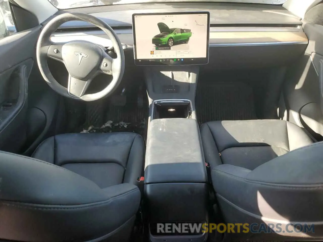 8 fotografías del automóvil dañado 7SAYGDEE1NA009664 TESLA MODEL Y 2022