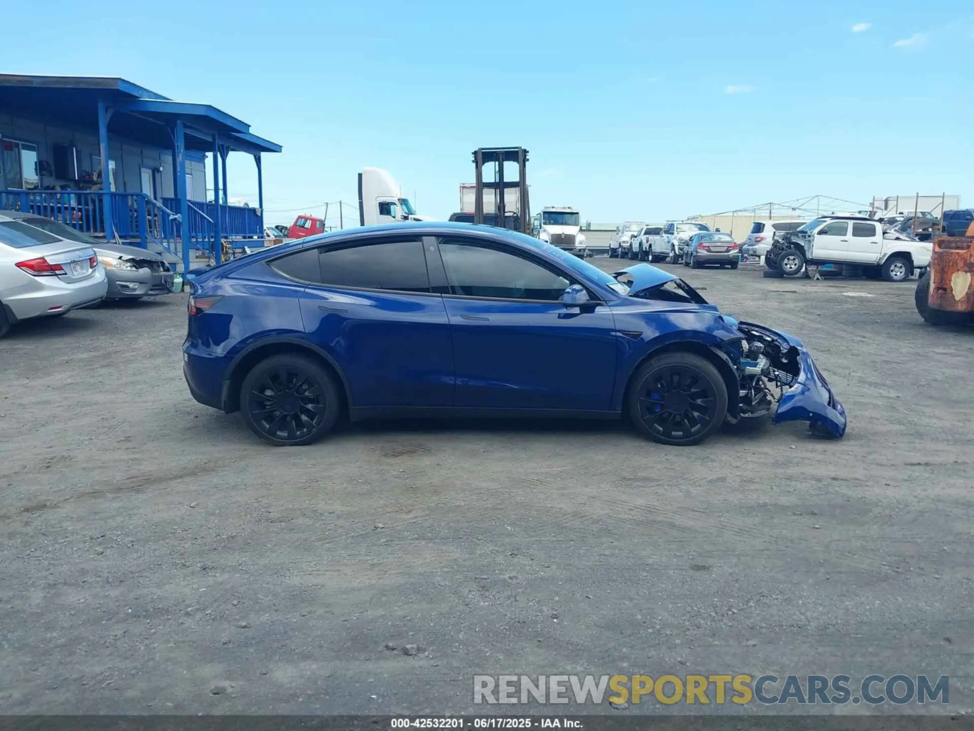 12 fotografías del automóvil dañado 7SAYGDEE1NF419321 TESLA MODEL Y 2022