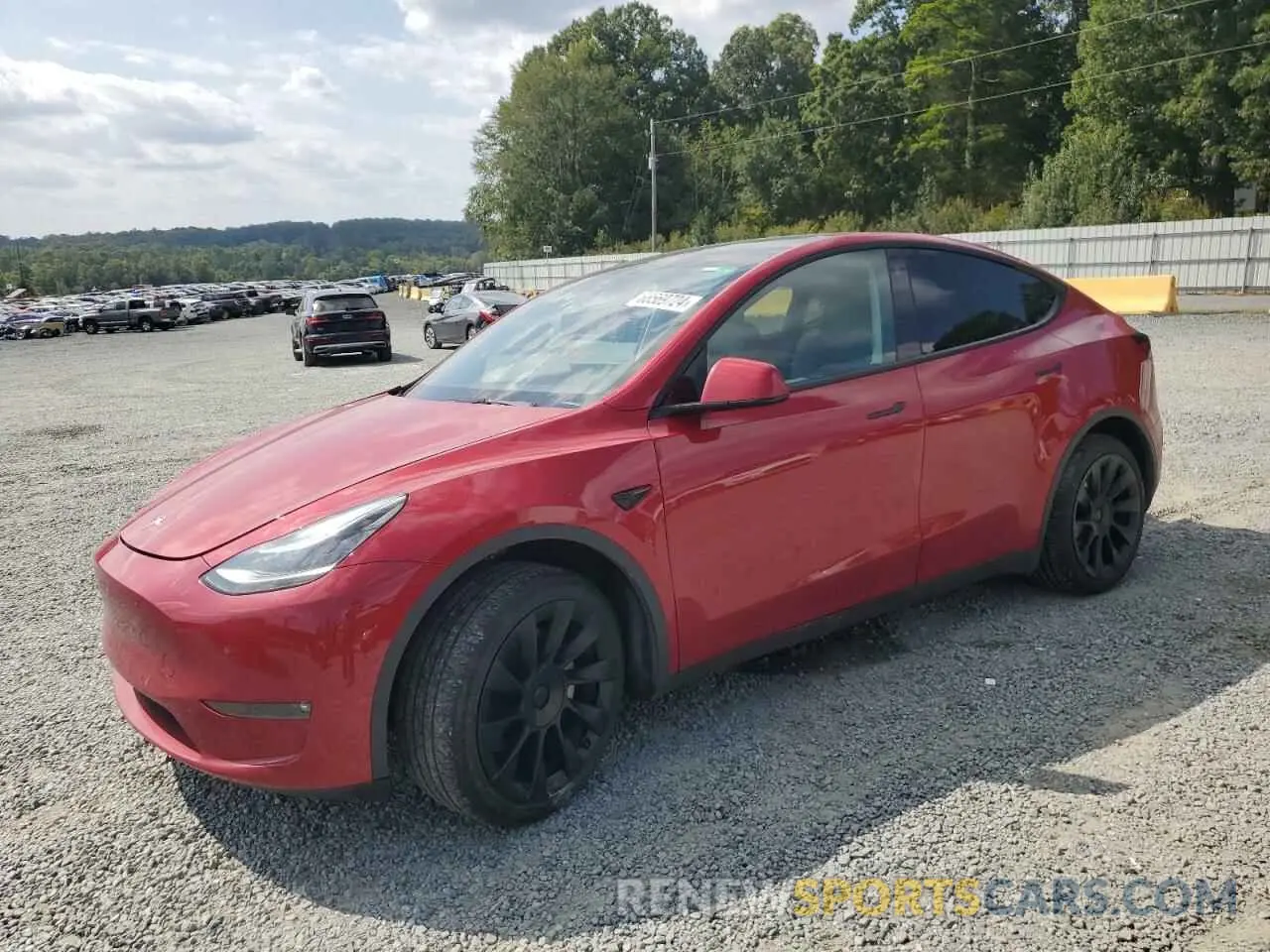 1 fotografías del automóvil dañado 7SAYGDEE1NF424017 TESLA MODEL Y 2022
