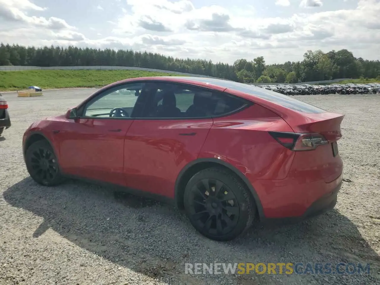 2 fotografías del automóvil dañado 7SAYGDEE1NF424017 TESLA MODEL Y 2022