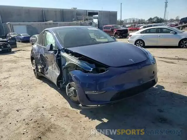 11 fotografías del automóvil dañado 7SAYGDEE1NF429931 TESLA MODEL Y 2022