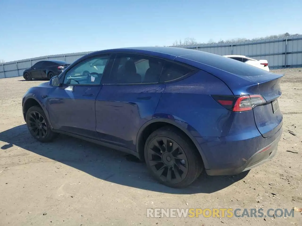 2 fotografías del automóvil dañado 7SAYGDEE1NF429931 TESLA MODEL Y 2022