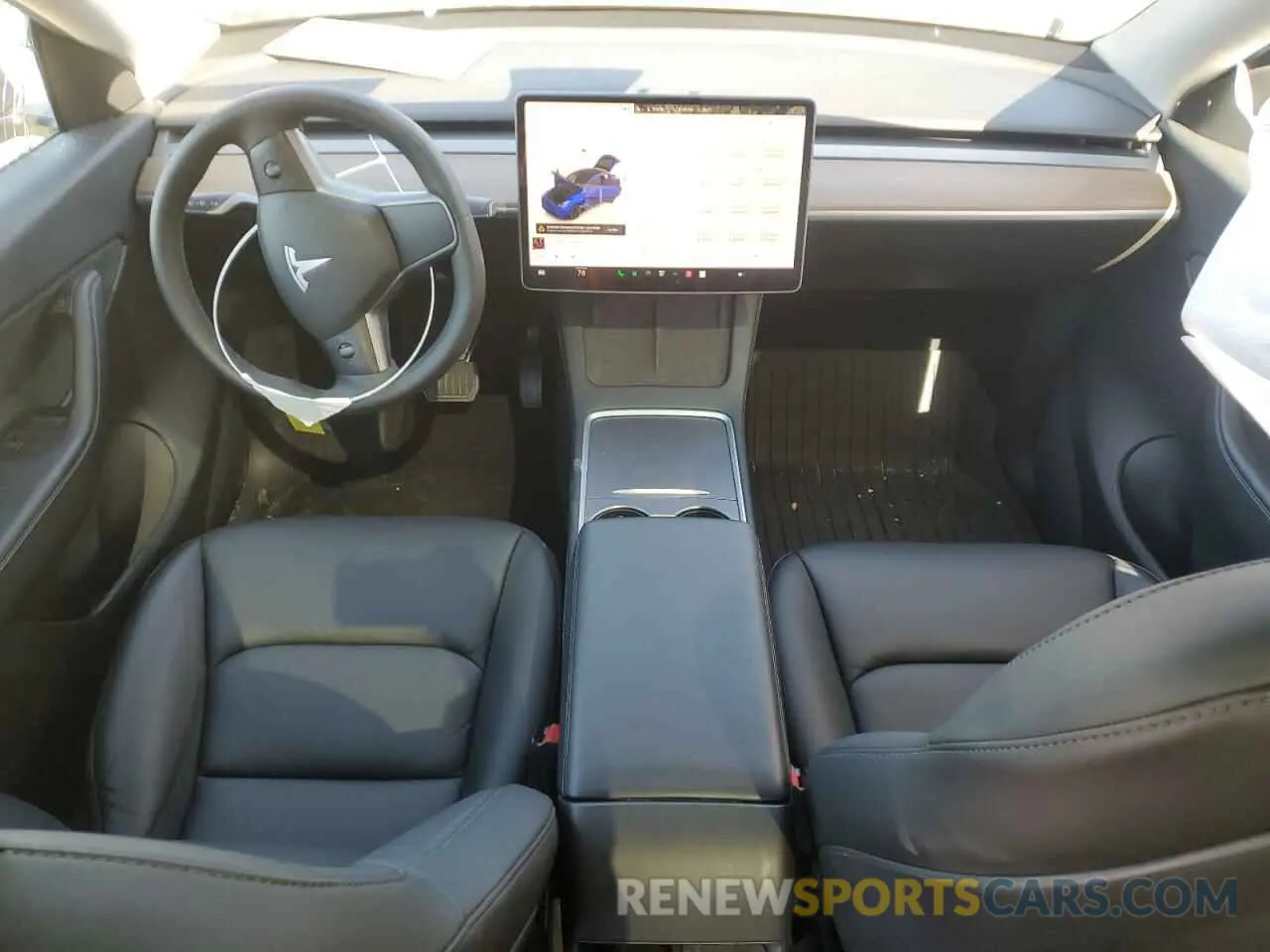 8 fotografías del automóvil dañado 7SAYGDEE1NF429931 TESLA MODEL Y 2022