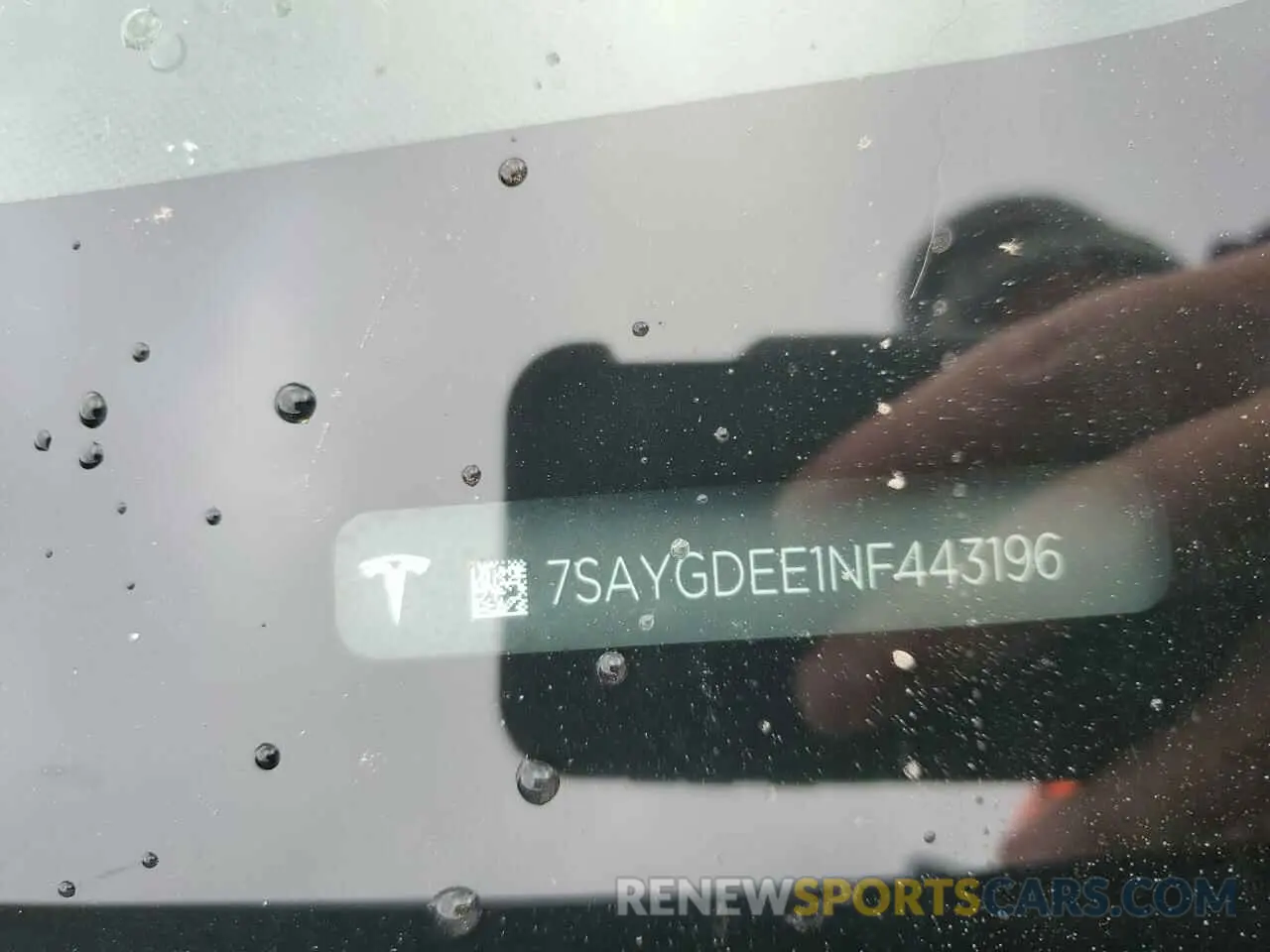 12 fotografías del automóvil dañado 7SAYGDEE1NF443196 TESLA MODEL Y 2022