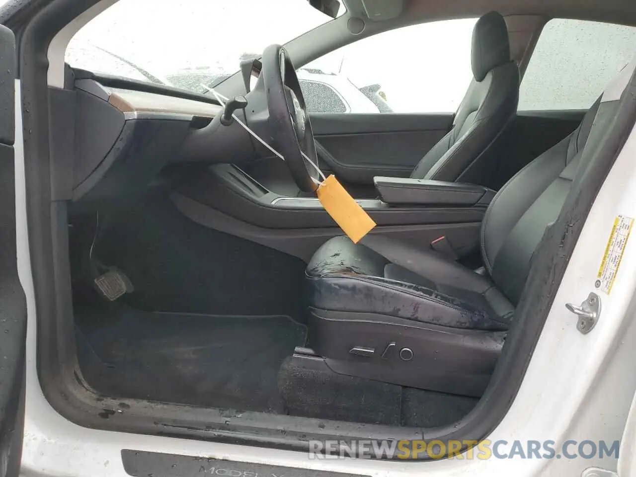 7 fotografías del automóvil dañado 7SAYGDEE1NF491488 TESLA MODEL Y 2022