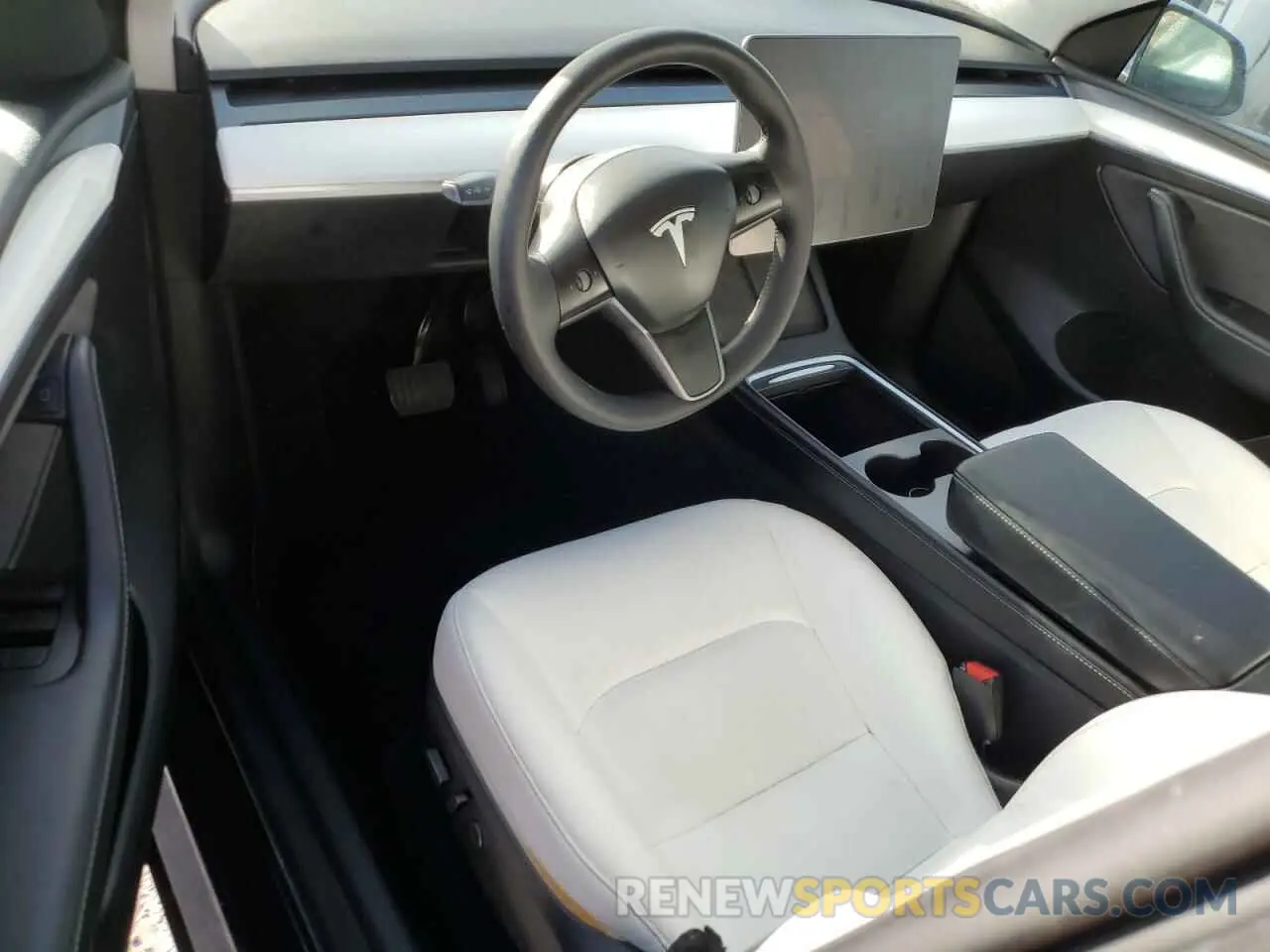 8 fotografías del automóvil dañado 7SAYGDEE1NF532914 TESLA MODEL Y 2022