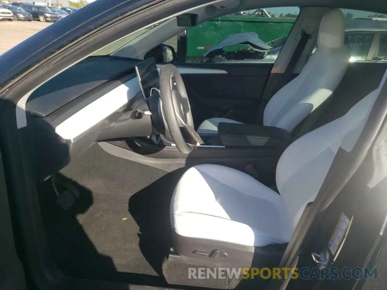 7 fotografías del automóvil dañado 7SAYGDEE1NF543623 TESLA MODEL Y 2022