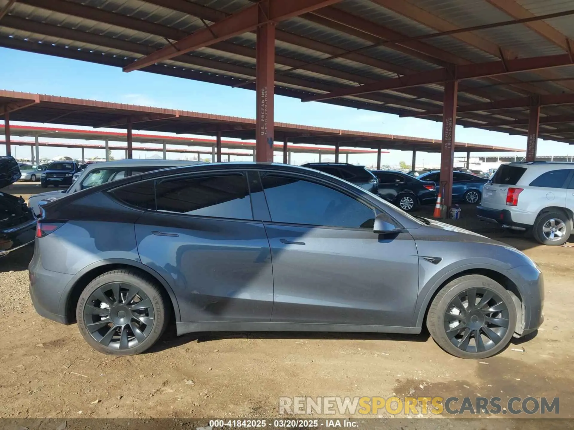 12 fotografías del automóvil dañado 7SAYGDEE2NA017434 TESLA MODEL Y 2022