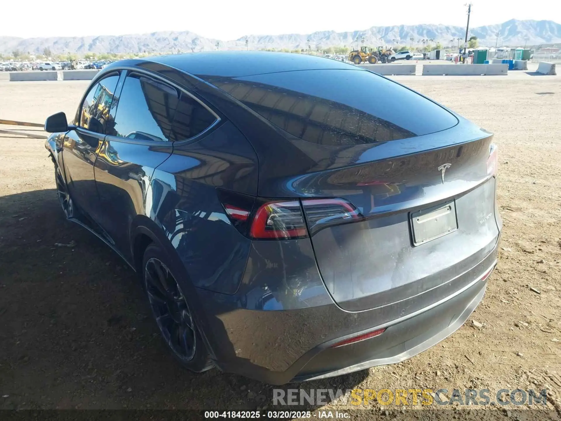 3 fotografías del automóvil dañado 7SAYGDEE2NA017434 TESLA MODEL Y 2022