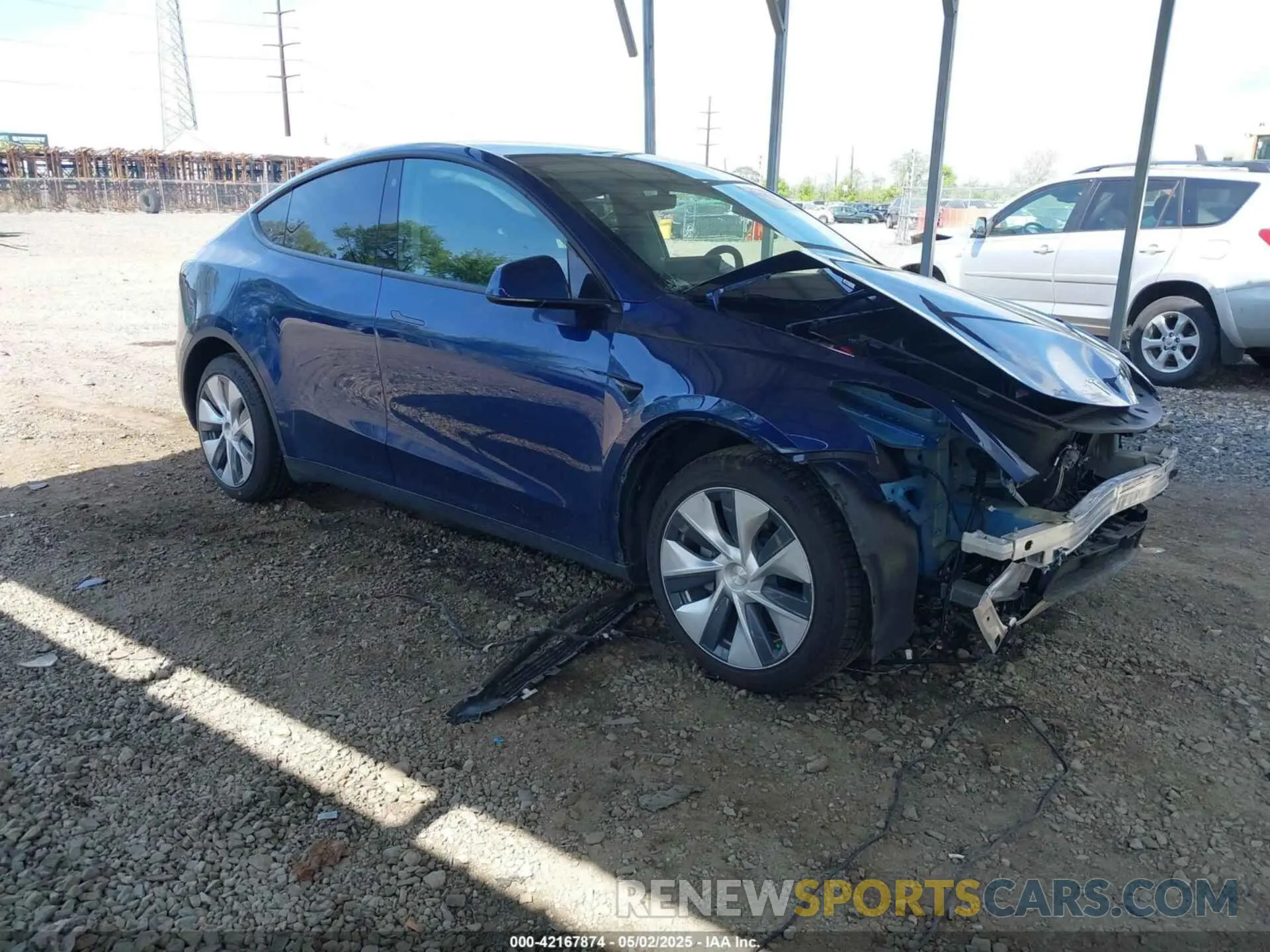 1 fotografías del automóvil dañado 7SAYGDEE2NF306932 TESLA MODEL Y 2022