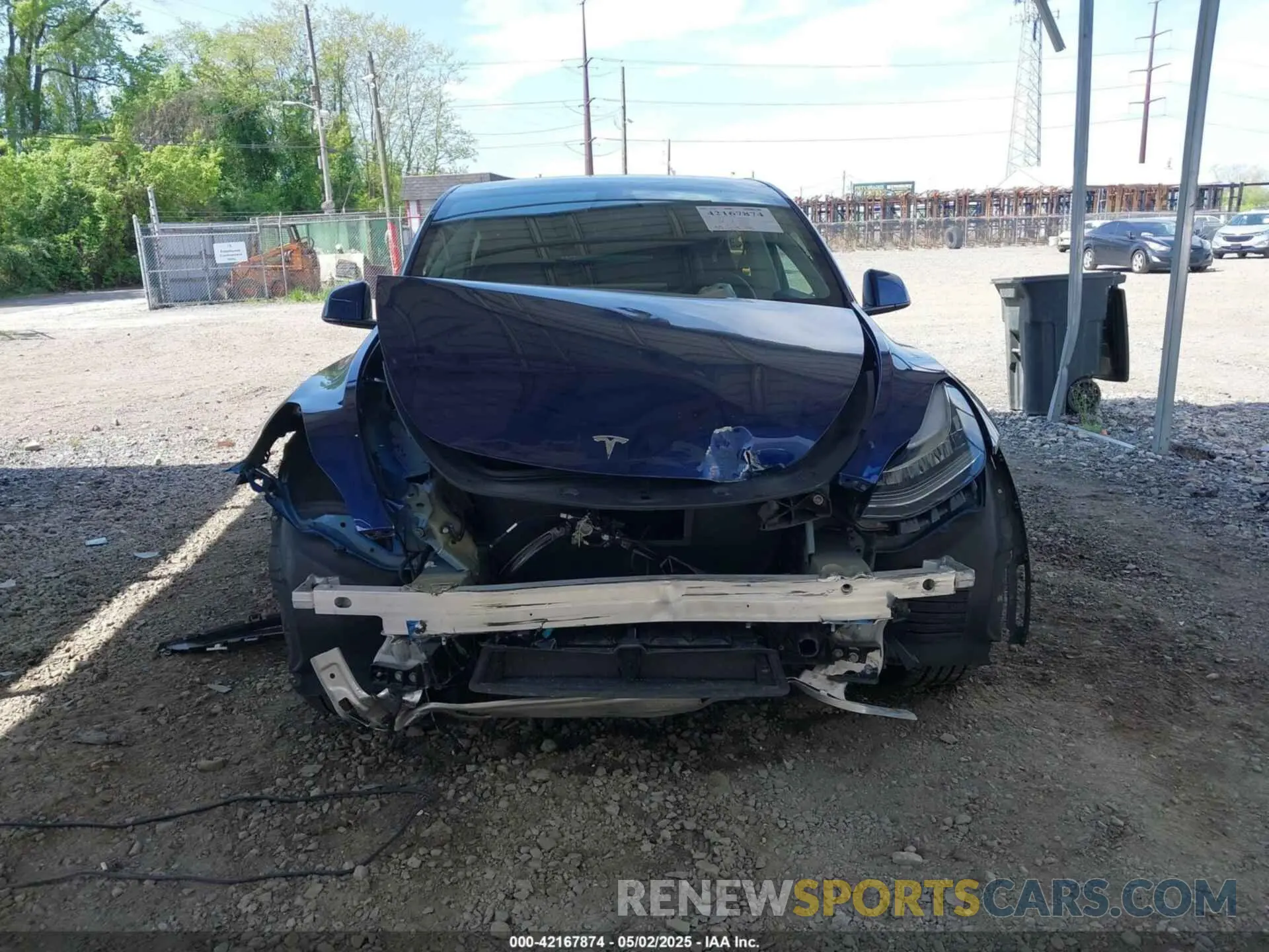 12 fotografías del automóvil dañado 7SAYGDEE2NF306932 TESLA MODEL Y 2022