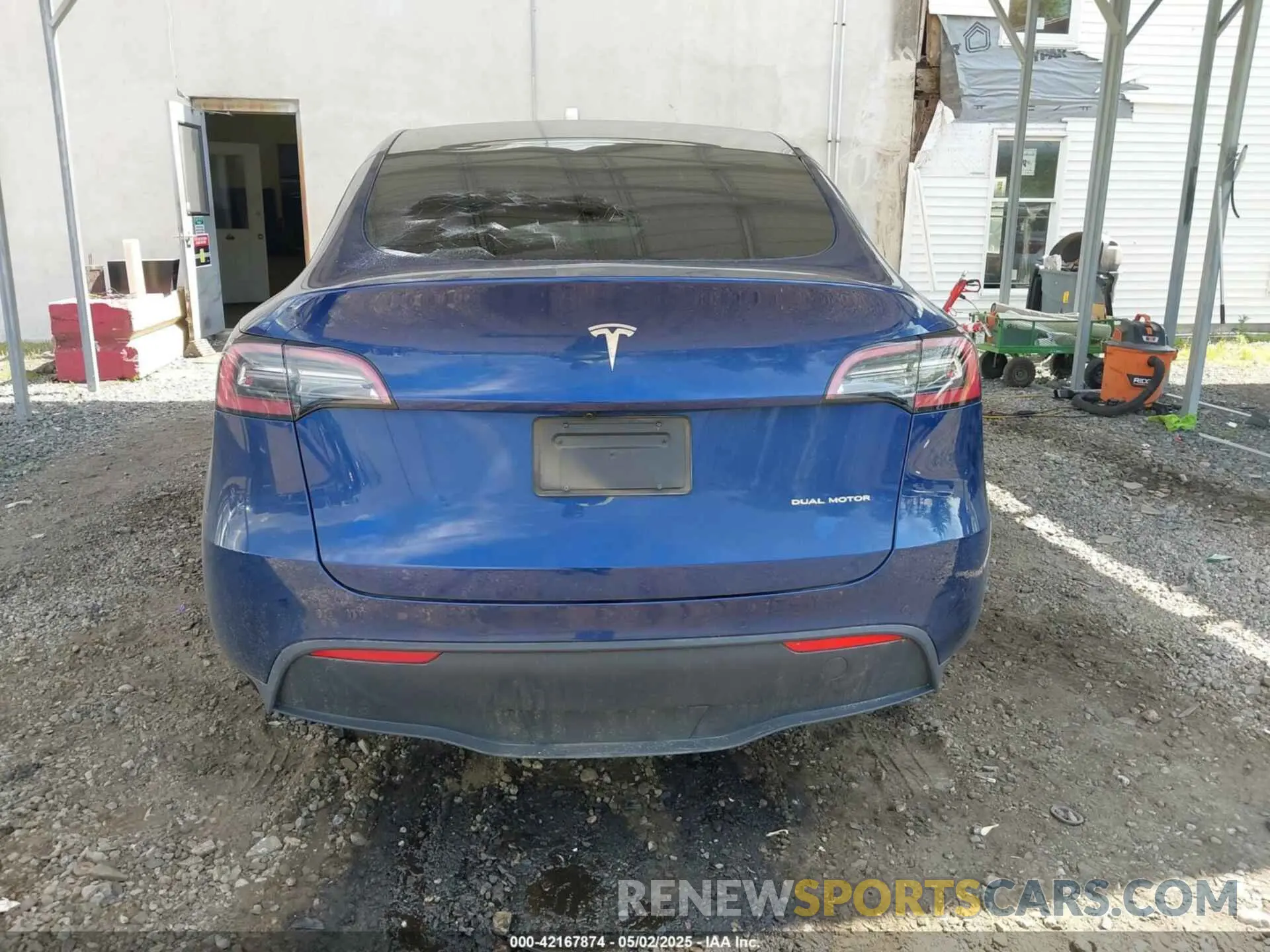 16 fotografías del automóvil dañado 7SAYGDEE2NF306932 TESLA MODEL Y 2022