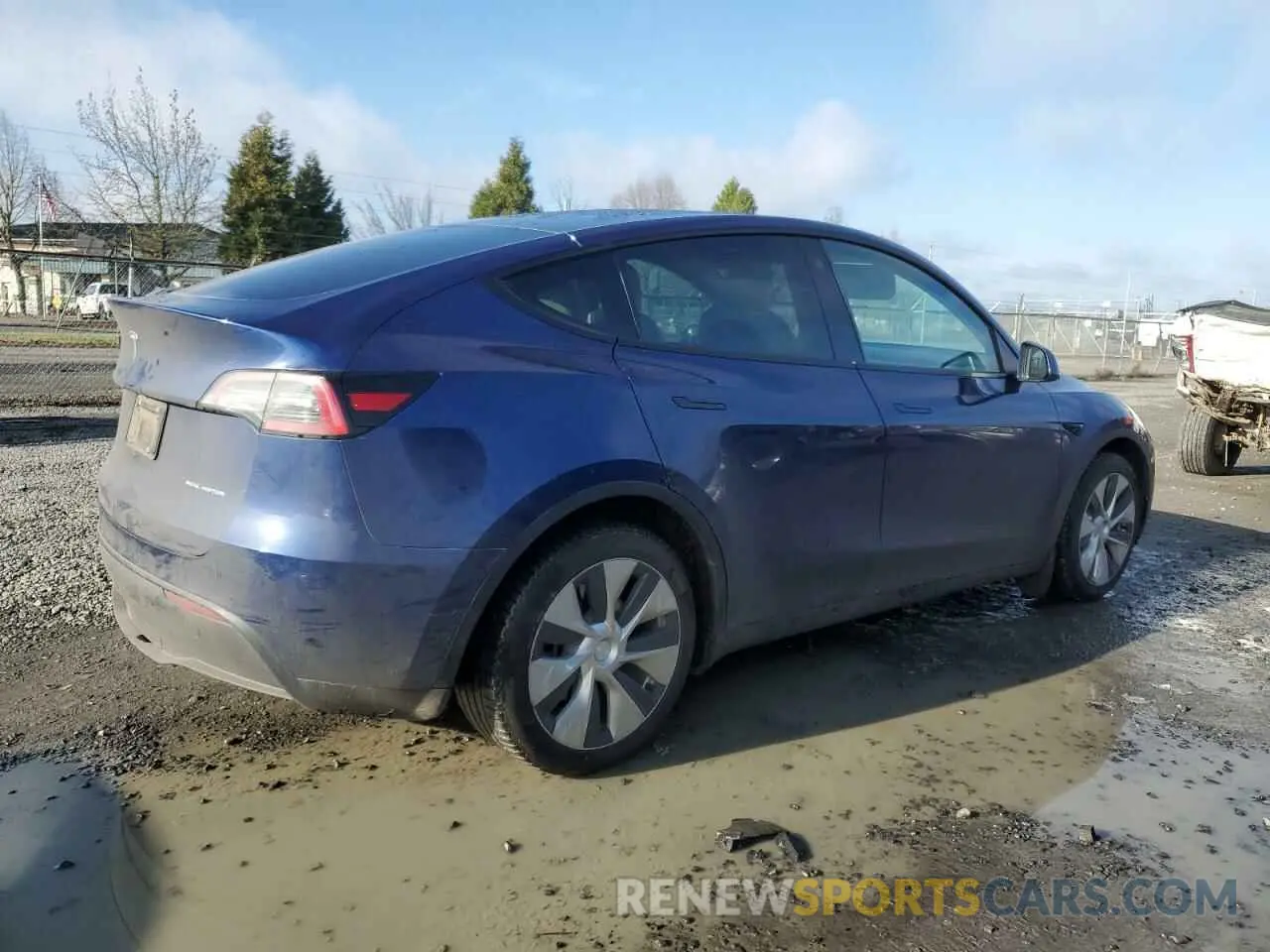 3 fotografías del automóvil dañado 7SAYGDEE2NF311886 TESLA MODEL Y 2022