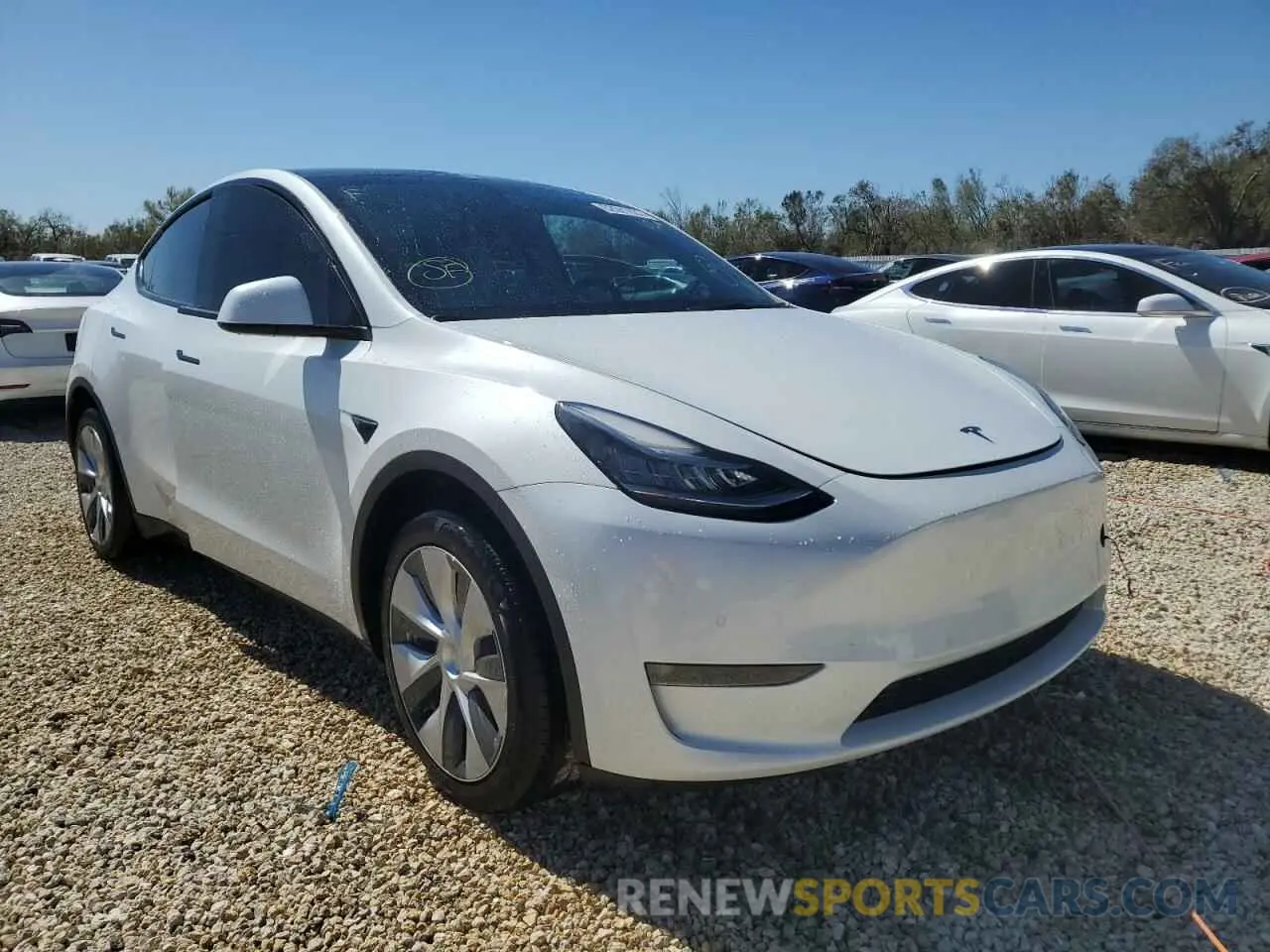 1 fotografías del automóvil dañado 7SAYGDEE2NF317123 TESLA MODEL Y 2022