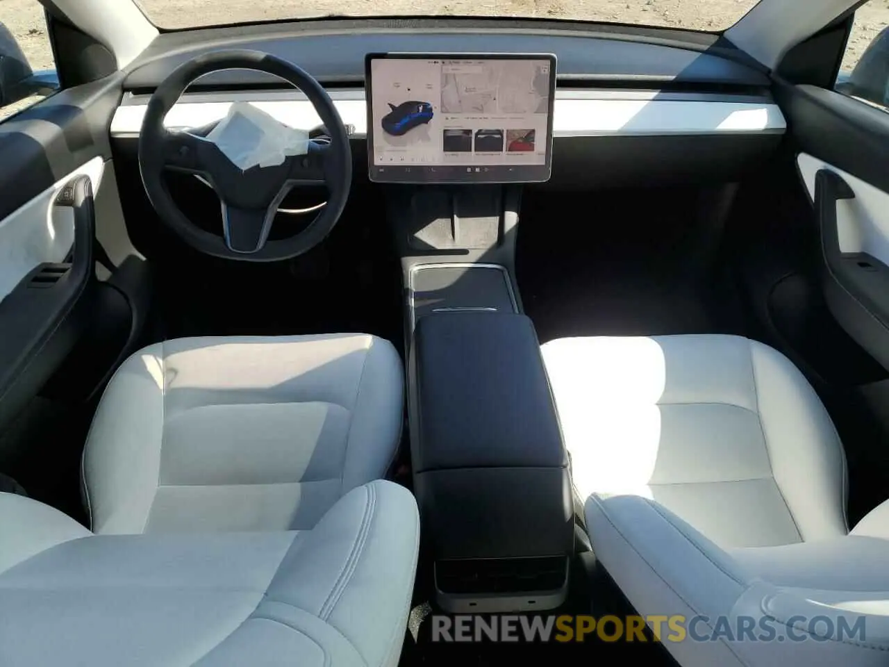 8 fotografías del automóvil dañado 7SAYGDEE2NF358366 TESLA MODEL Y 2022