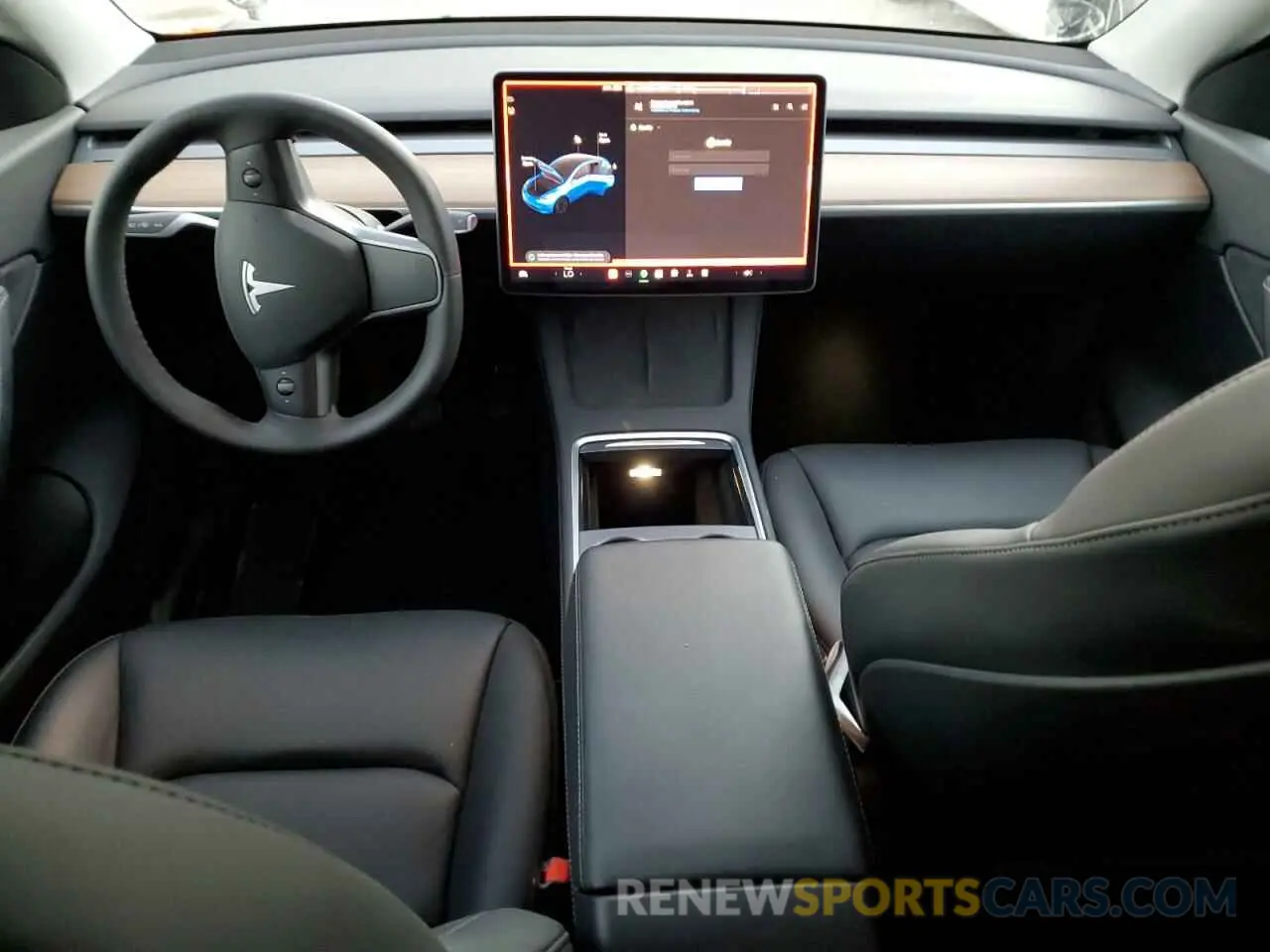 8 fotografías del automóvil dañado 7SAYGDEE2NF386619 TESLA MODEL Y 2022