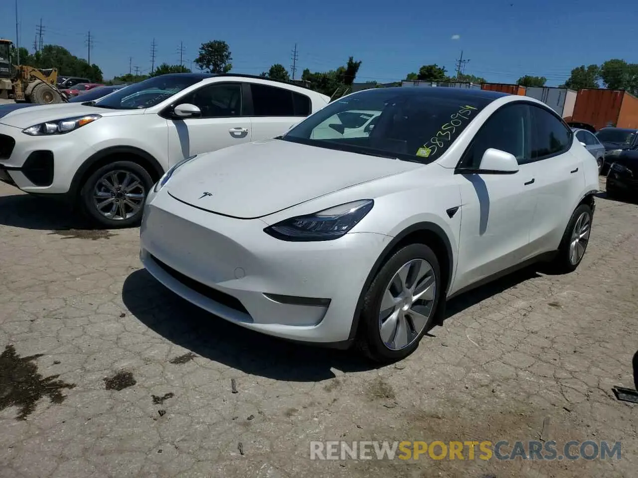 1 fotografías del automóvil dañado 7SAYGDEE2NF390993 TESLA MODEL Y 2022