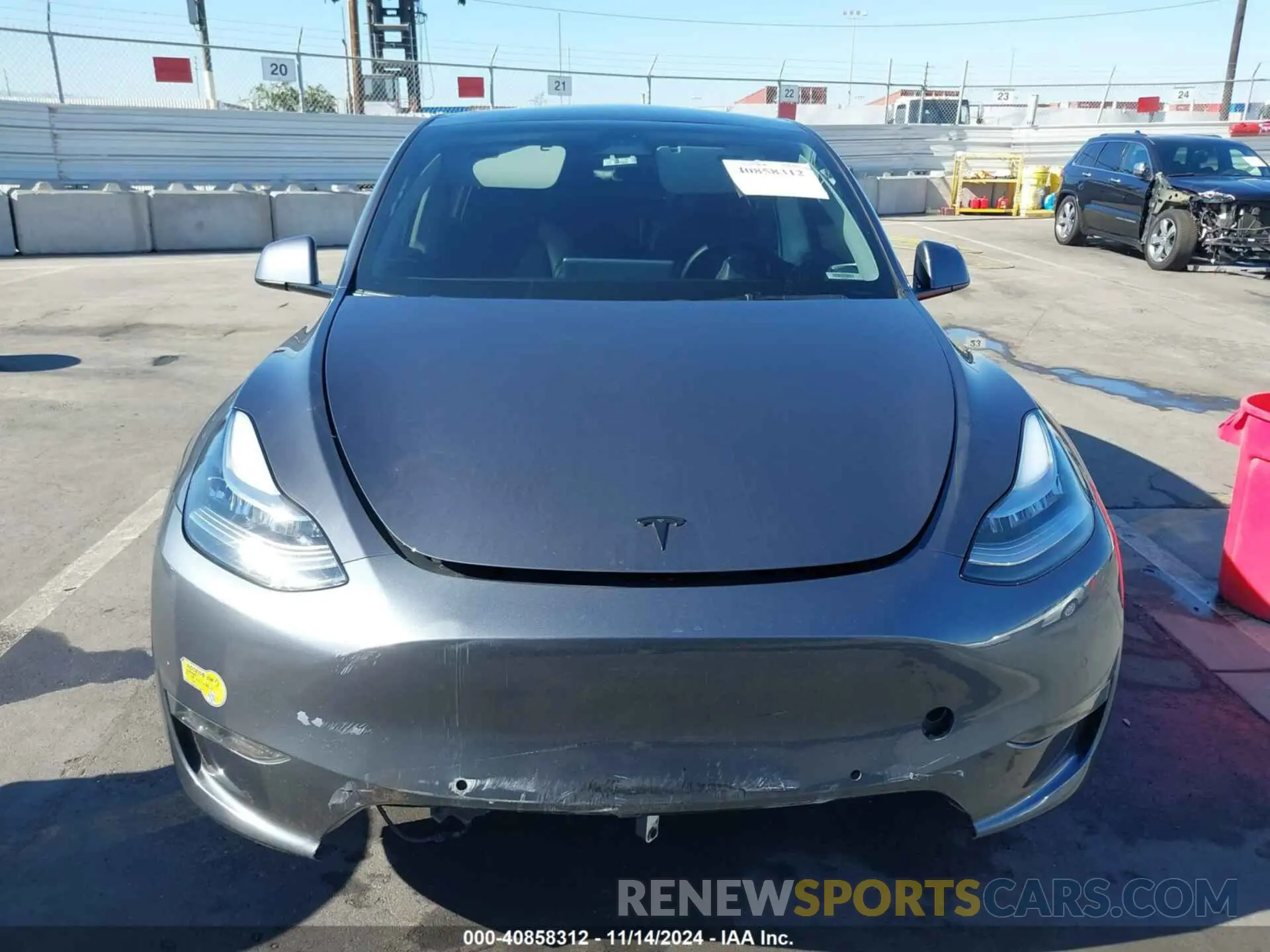 12 fotografías del automóvil dañado 7SAYGDEE2NF392307 TESLA MODEL Y 2022