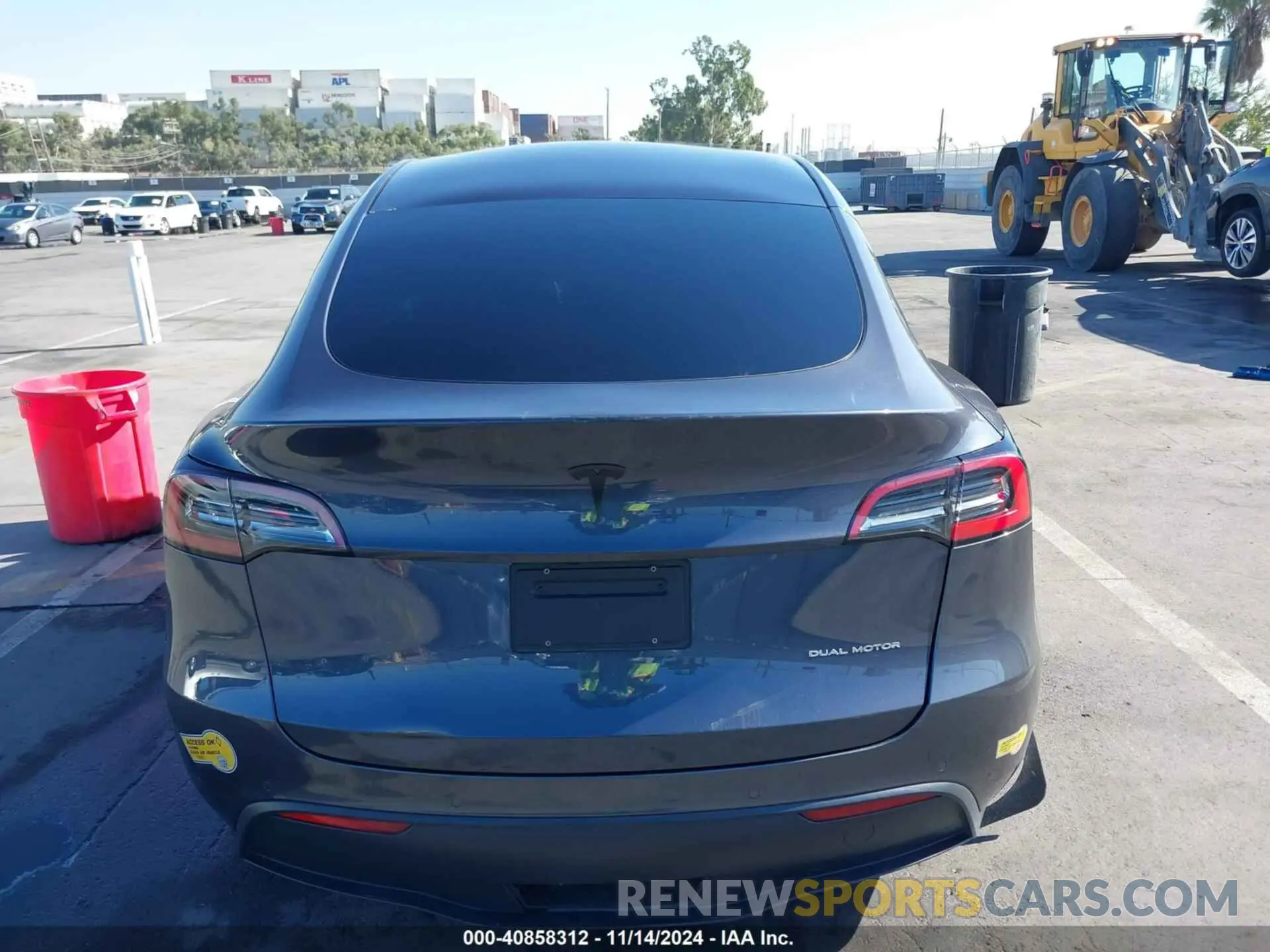 16 fotografías del automóvil dañado 7SAYGDEE2NF392307 TESLA MODEL Y 2022