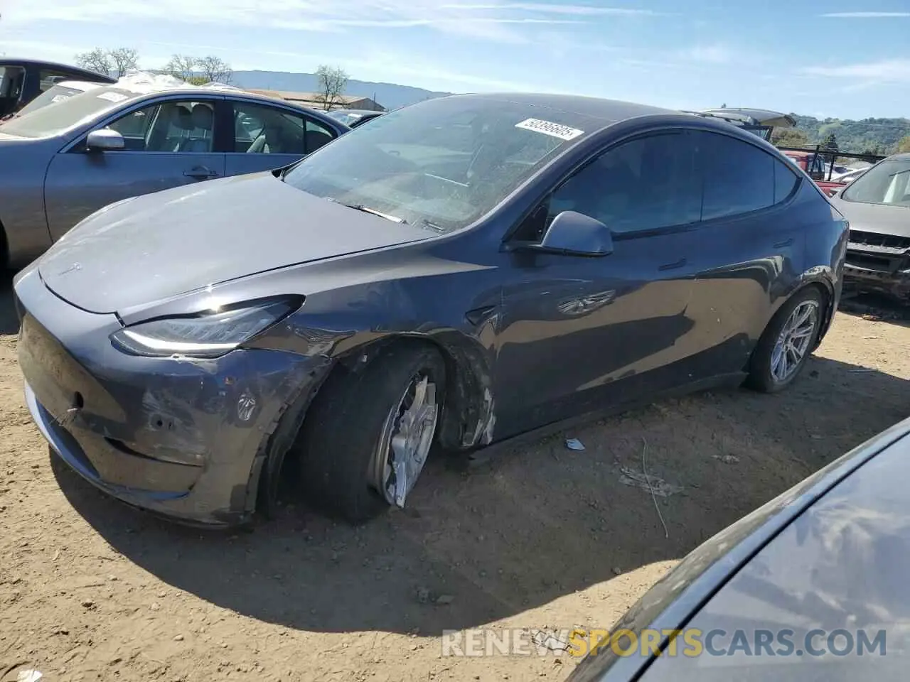 1 fotografías del automóvil dañado 7SAYGDEE2NF402320 TESLA MODEL Y 2022