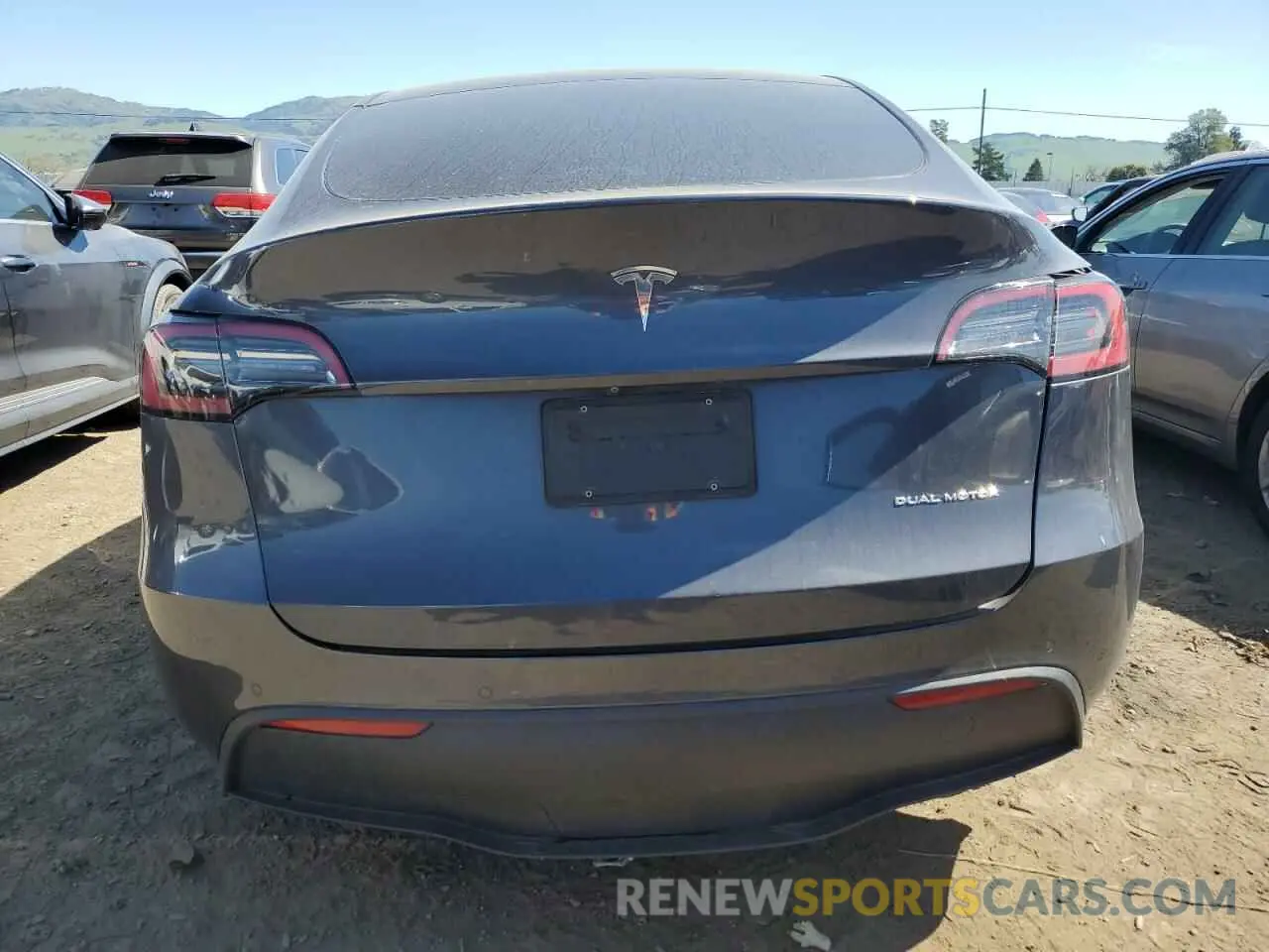6 fotografías del automóvil dañado 7SAYGDEE2NF402320 TESLA MODEL Y 2022