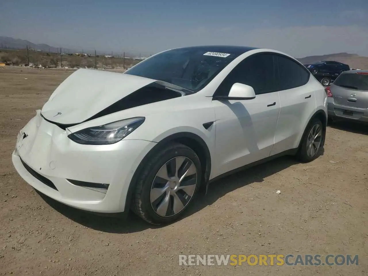 1 fotografías del automóvil dañado 7SAYGDEE2NF407503 TESLA MODEL Y 2022
